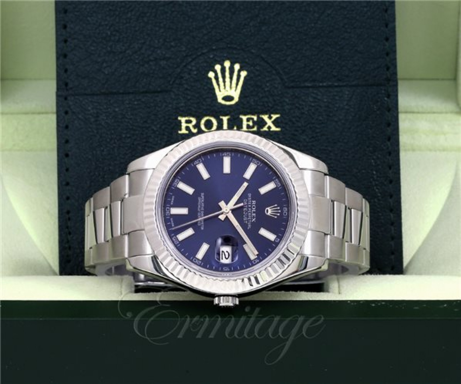 Rolex Datejust II 116334 White Gold Bezel