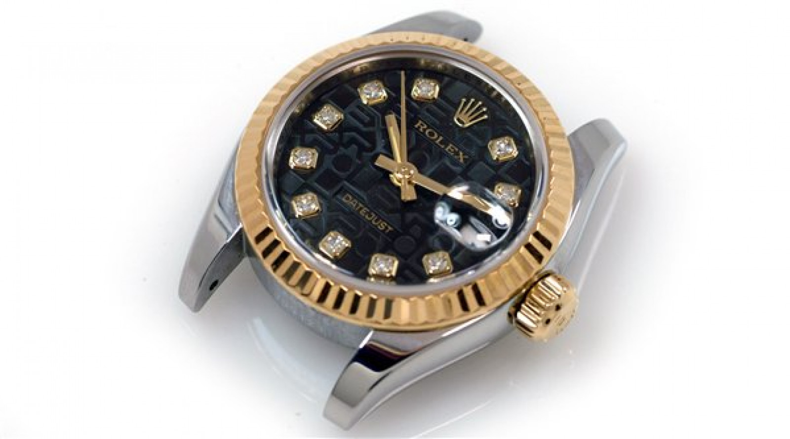 Pre-Owned Two Tone Rolex Datejust 179173 with Diamonds