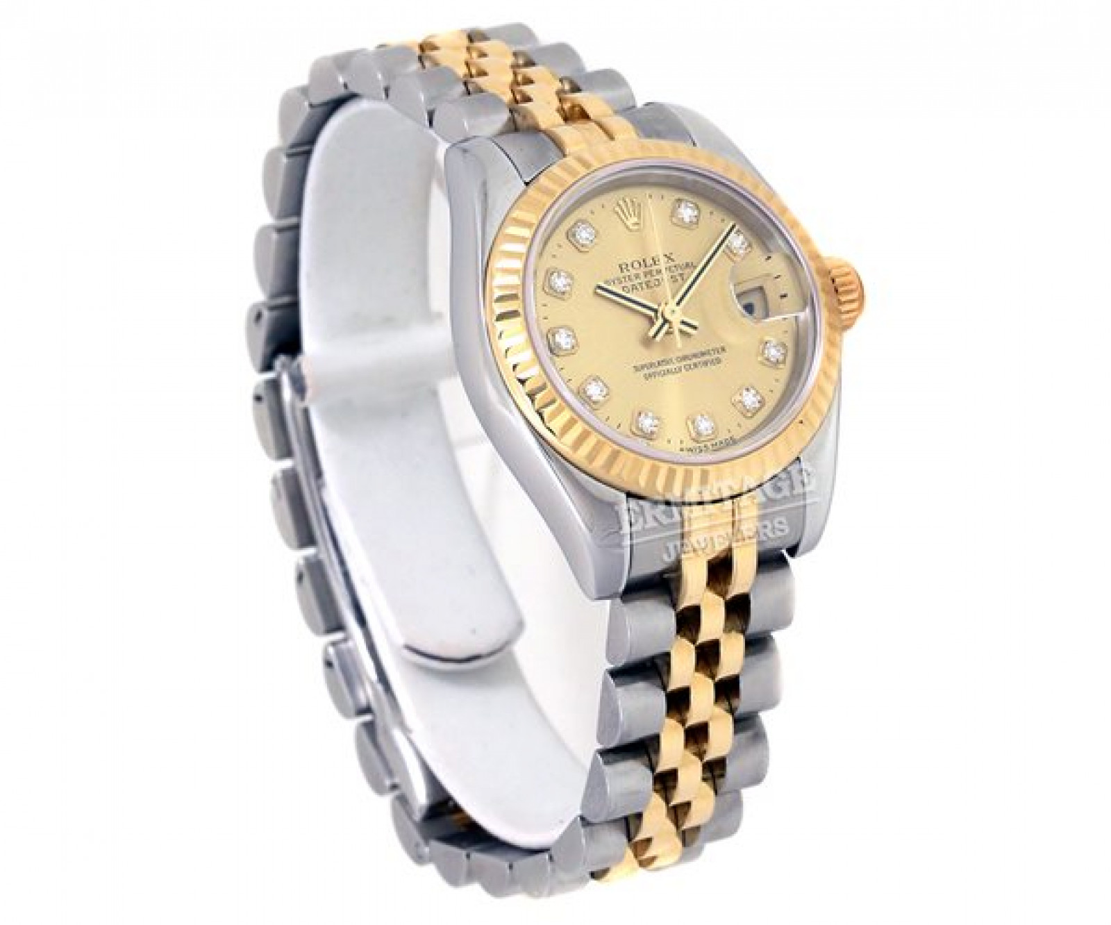 Rolex Datejust 179173 Gold & Steel with Champagne Dial & Roman Markers