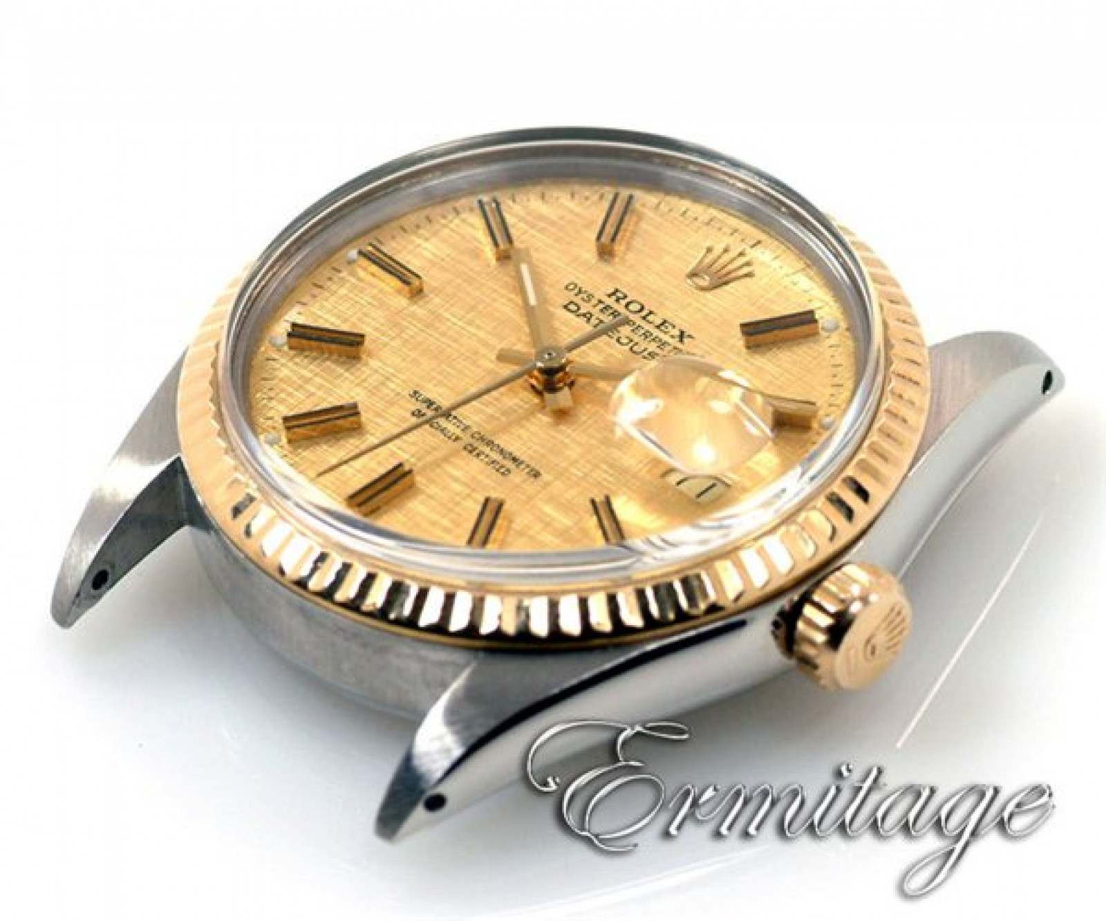 Pre-Owned Rolex Datejust 16013 with Champagne Texture Dial