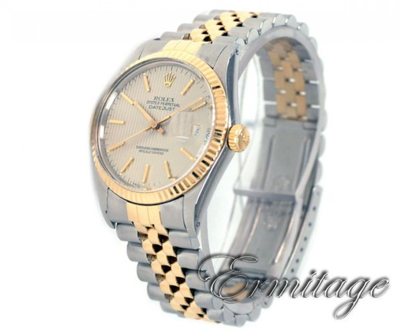 Pre-Owned Rolex Datejust 16013 with Tapestry Dial
