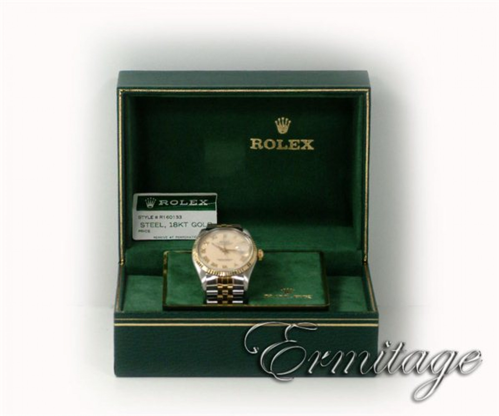 Rolex Datejust 16013 Gold & Steel with Ivory Dial