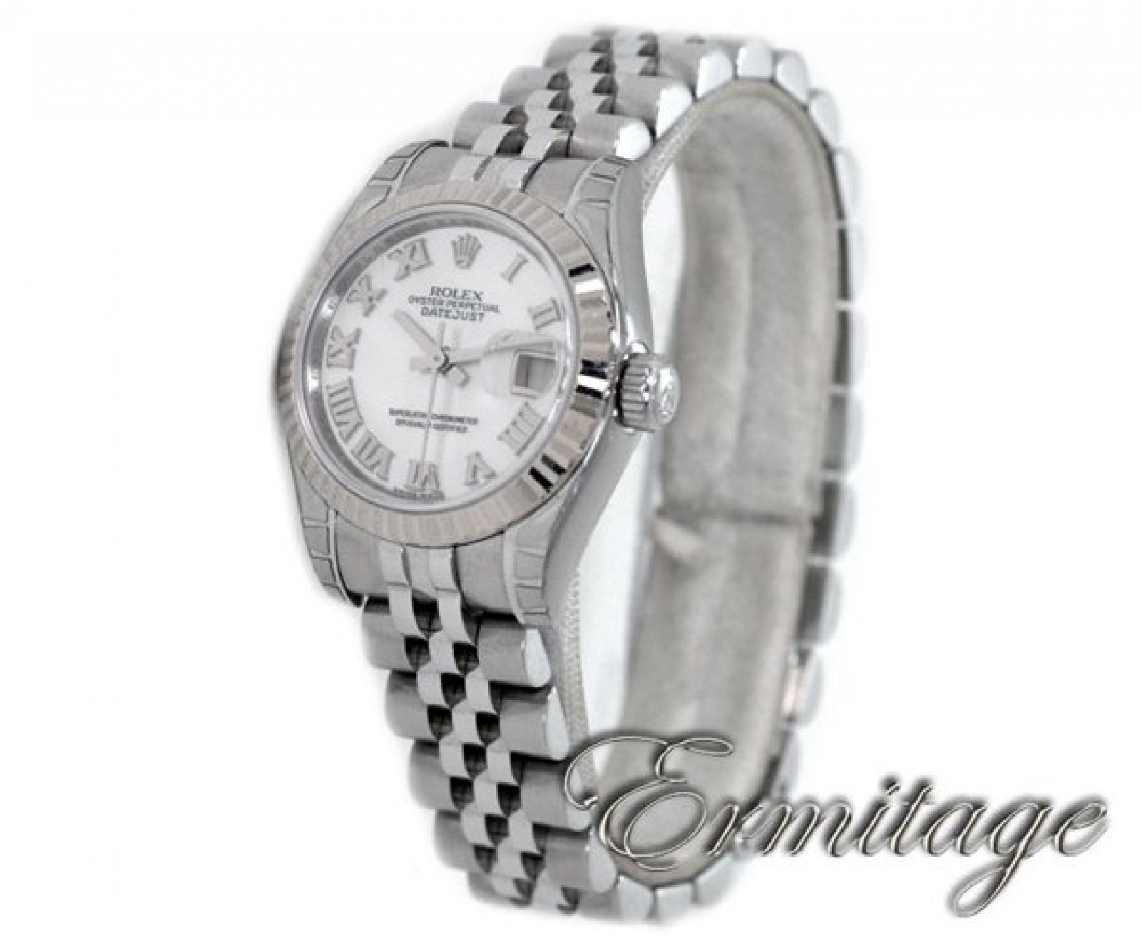 Rolex Datejust 179174 Steel with White Dial & Roman Markers