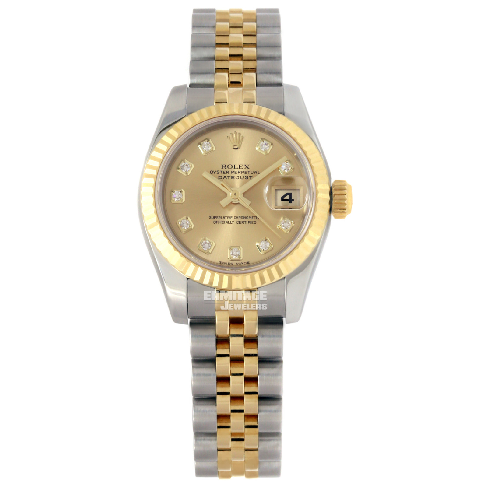 Pre-Owned Rolex Datejust 179173 with Champagne Dial