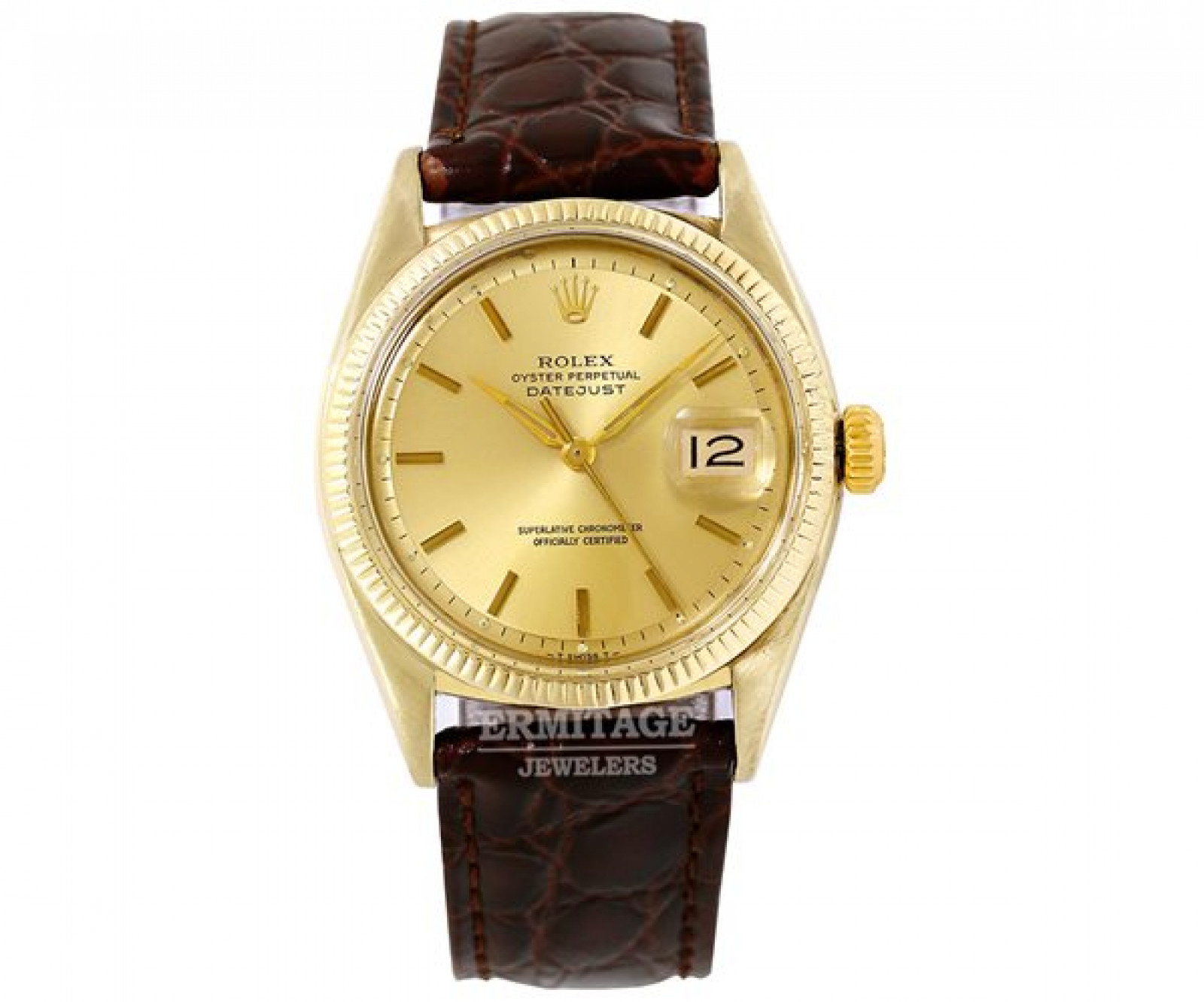 Vintage Rolex Oyster Perpetual Datejust 6605 Gold
