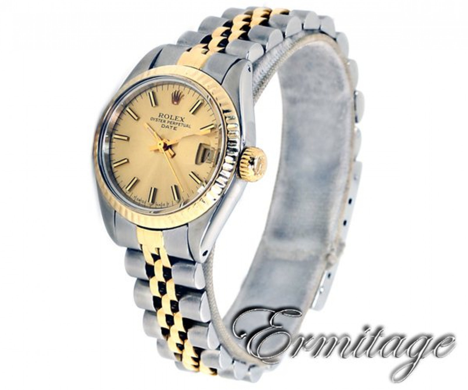 Vintage Rolex Date 6917 Gold & Steel with Champagne Dial