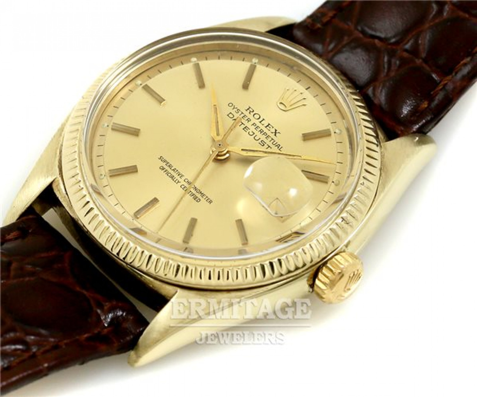Vintage Rolex Oyster Perpetual Datejust 6605 Gold
