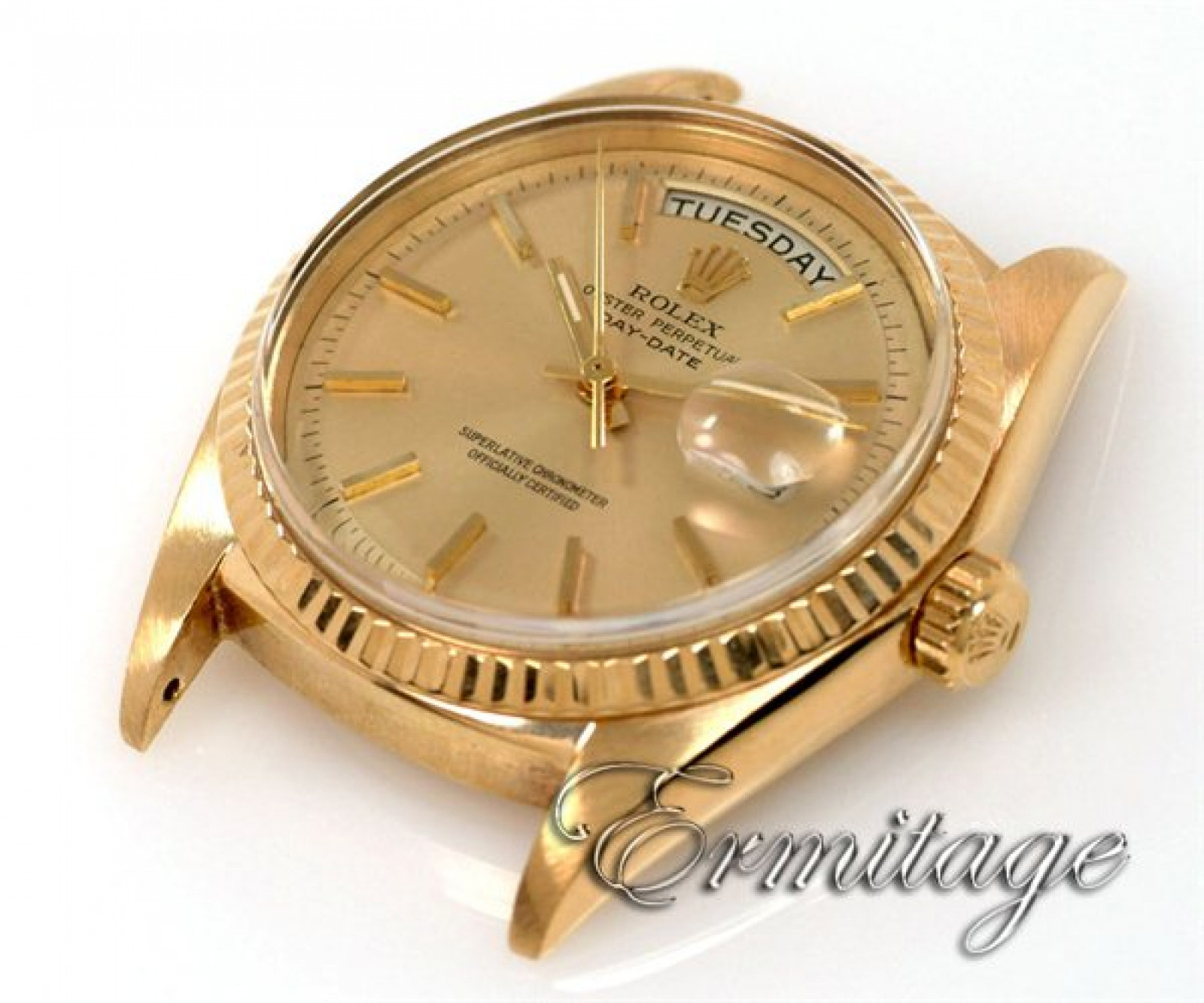 Midler shuttle skjorte Vintage Rolex Day-Date 1803 Gold Year 1963 with Champagne Dial 1963 |  Ermitage Jewelers