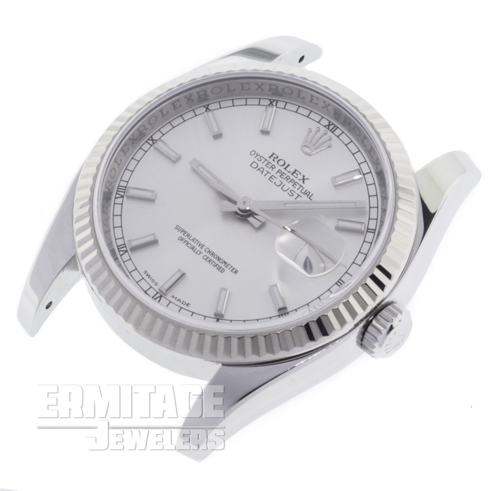 White Gold & Steel on Oyster Rolex Datejust 116234 36 mm
