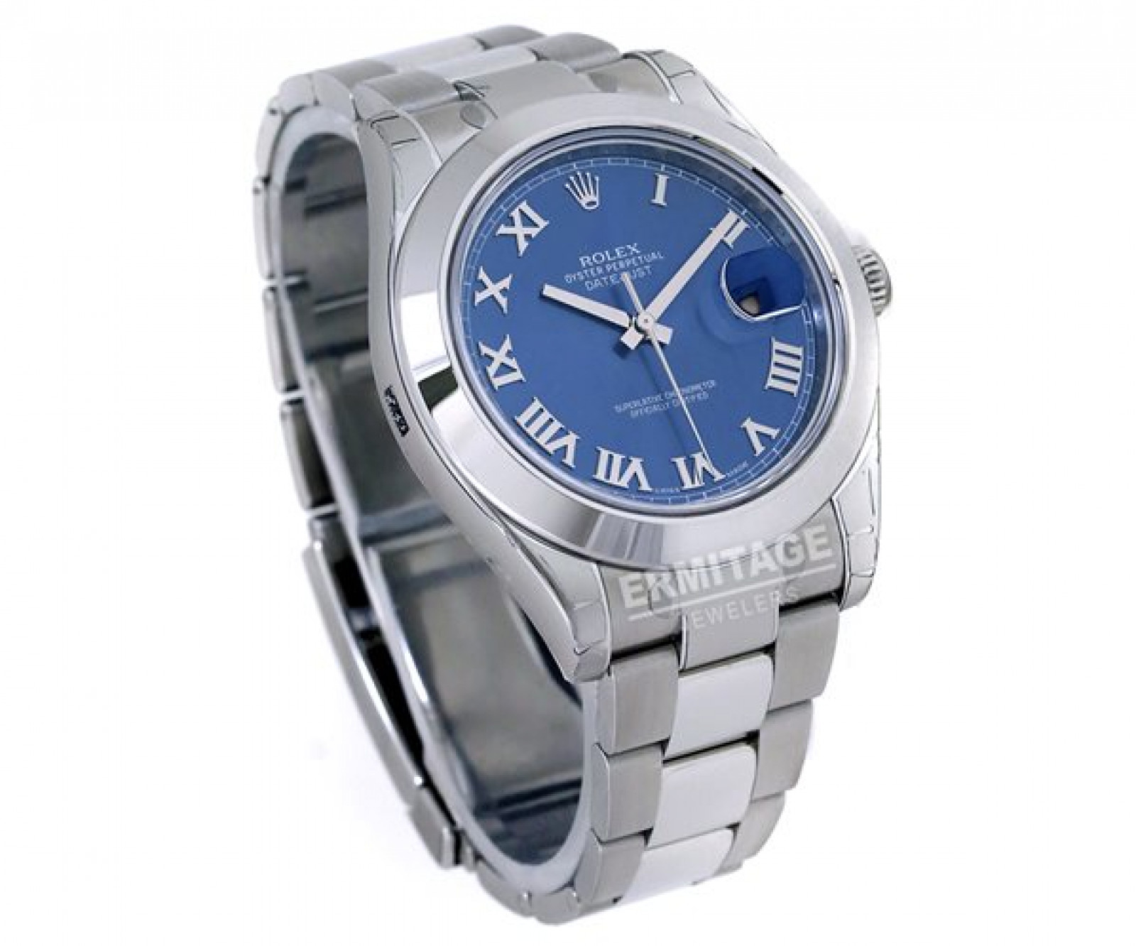 Rolex Datejust II 116300 Steel with Blue Dial & Roman Markers
