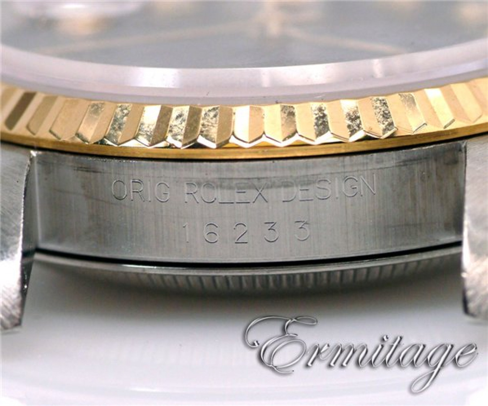 Diamond Dial Rolex Datejust 16233 Gold & Steel