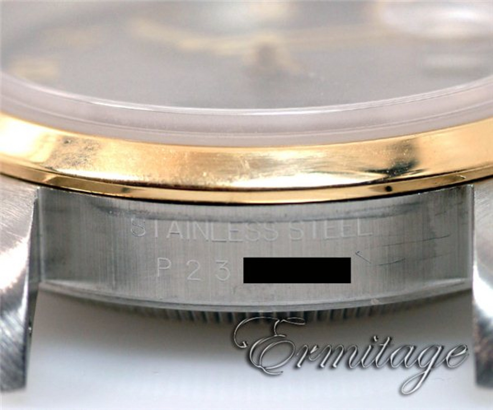 Gold & Steel Rolex Oyster Perpetual Datejust 16233 Rhodium