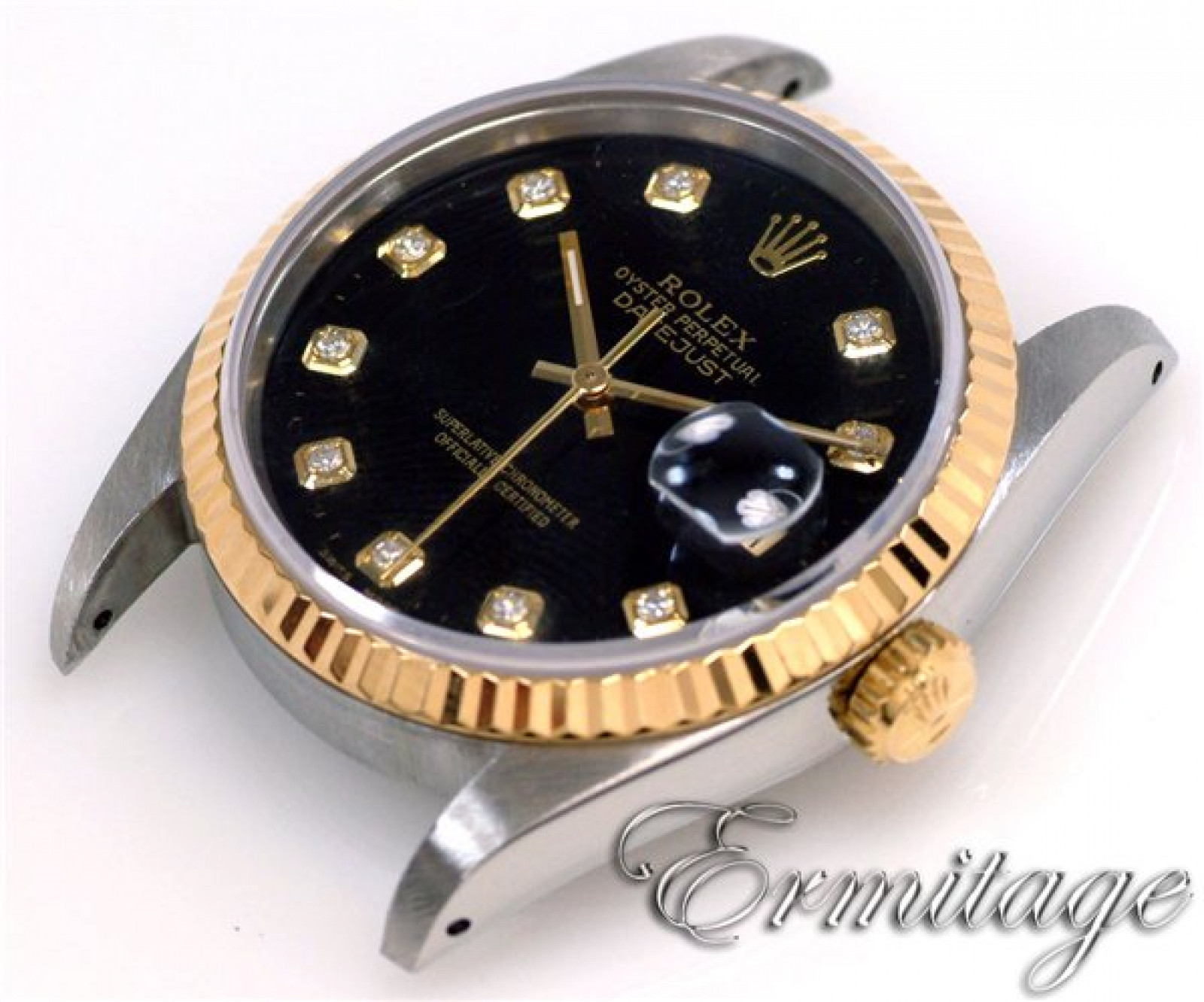 Diamond Dial Rolex Datejust 16233 Gold & Steel