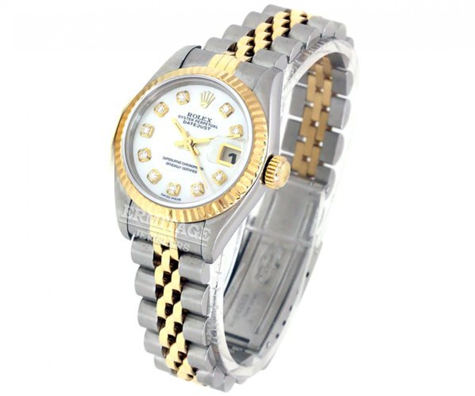 Dimaond Rolex Datejust Ref. 69173 Mother Of Pearl