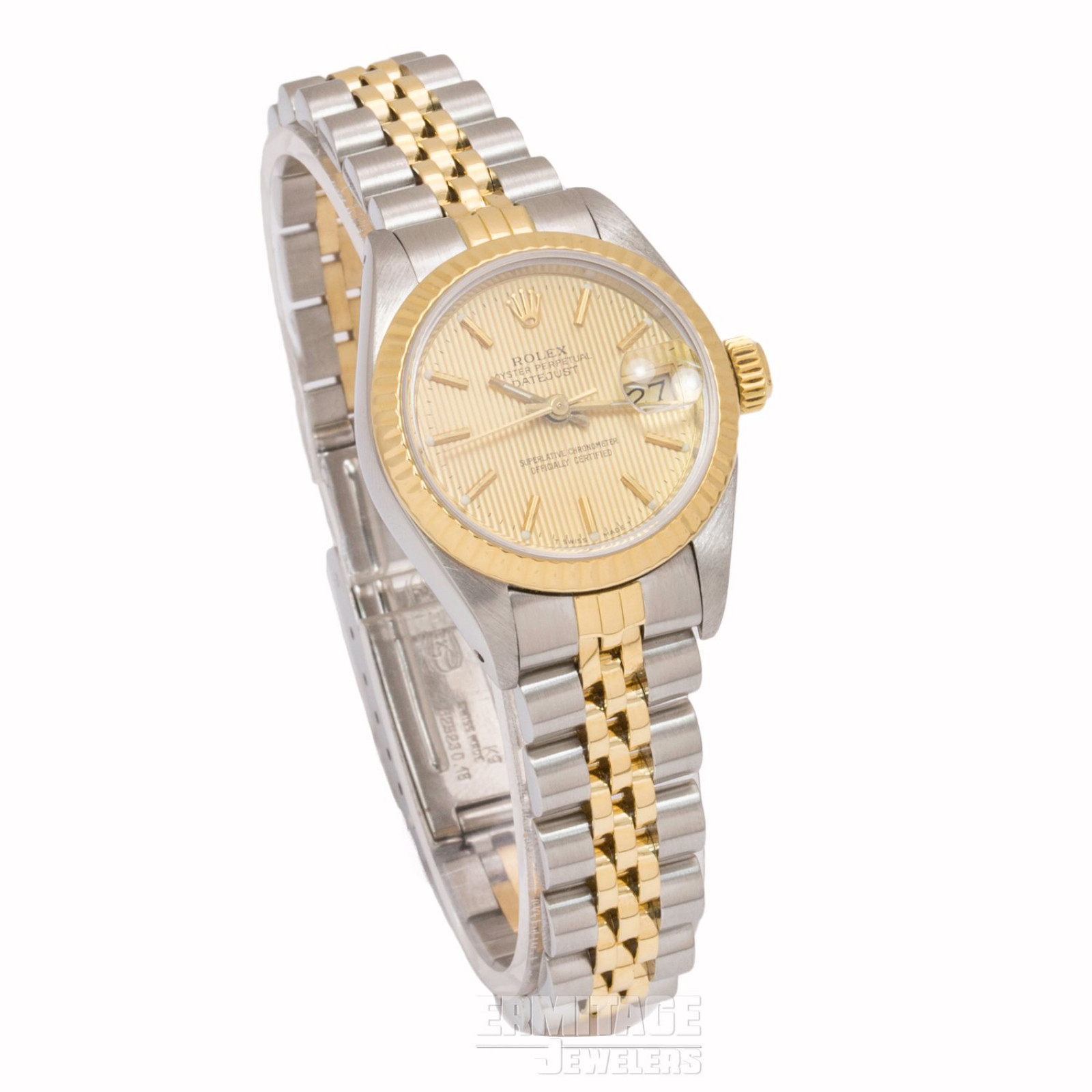 26 mm Rolex Datejust 69173 Gold & Steel on Jubilee with Champagne Dial