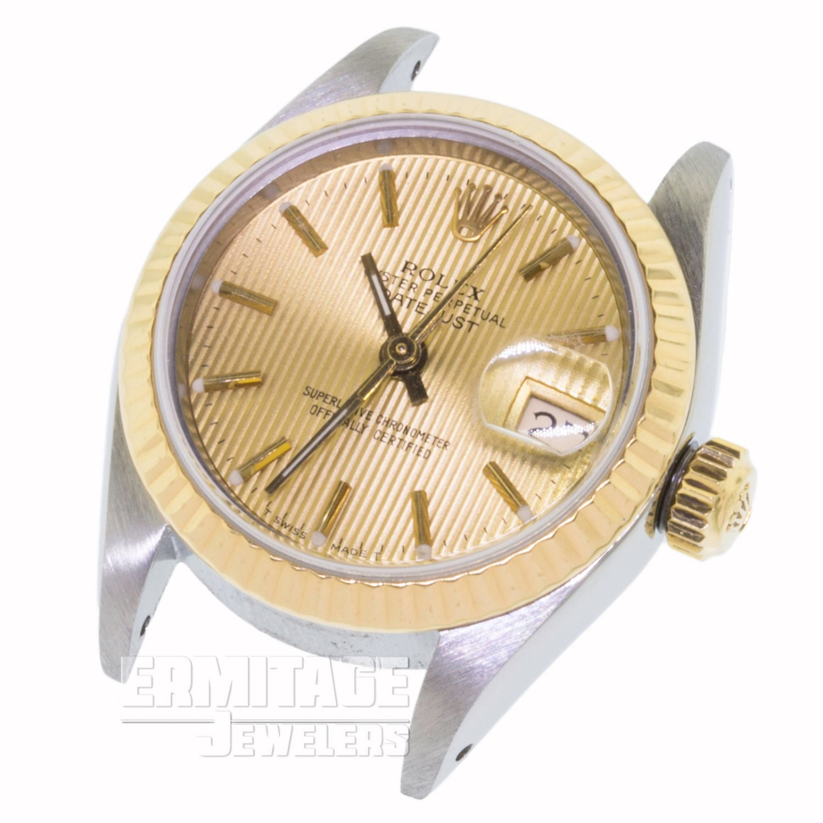 26 mm Rolex Datejust 69173 Gold & Steel on Jubilee with Champagne Dial