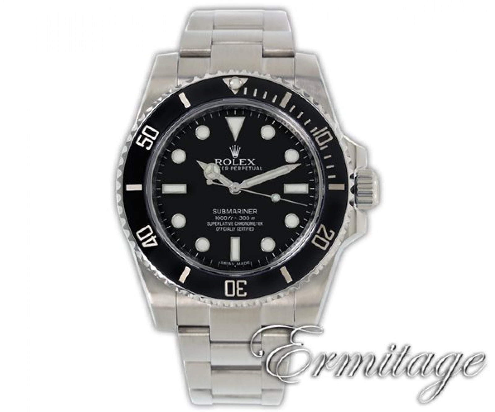 Pre-Owned Rolex Submariner 114060 Steel Year 2012