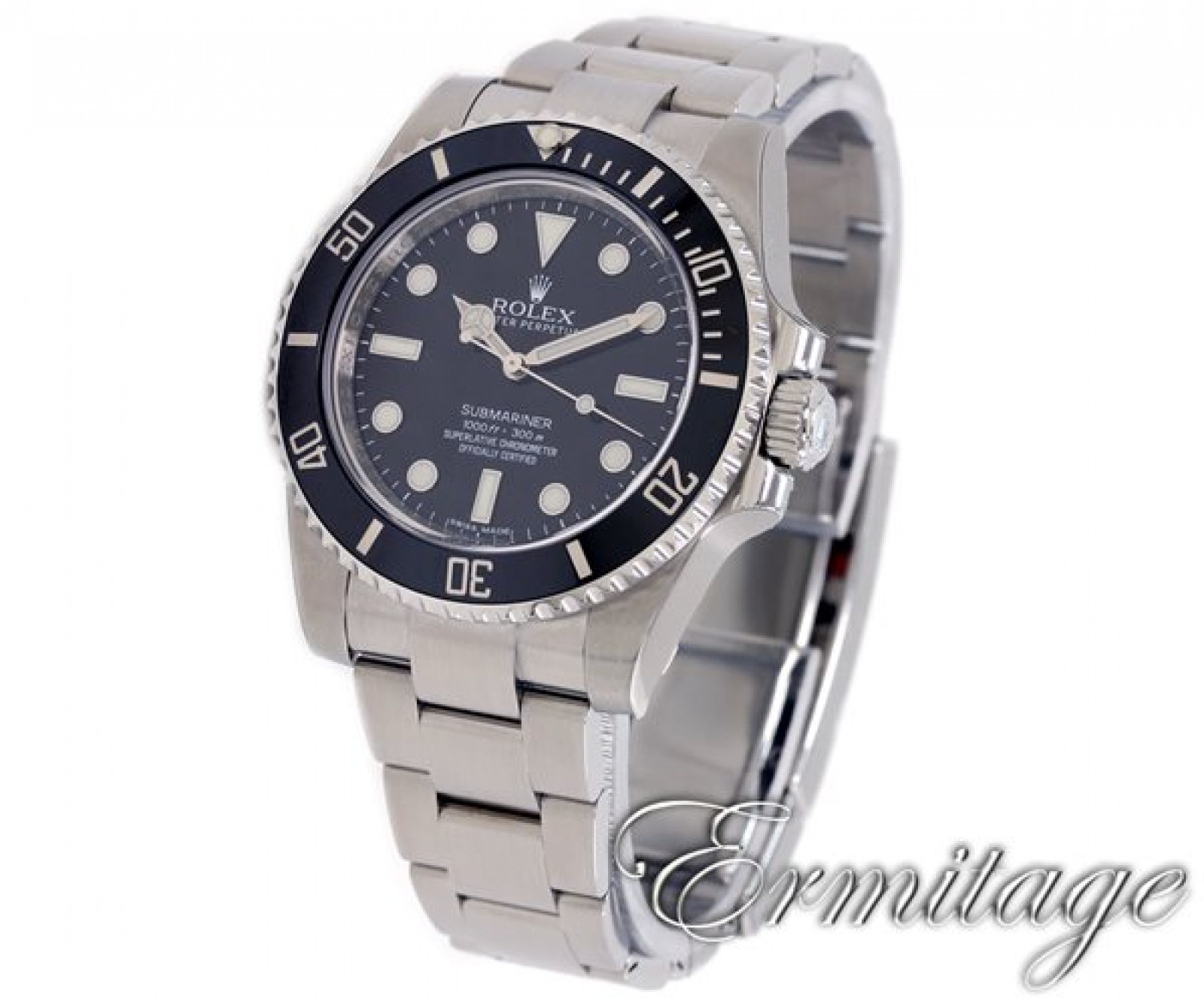 Pre-Owned Rolex Submariner 114060 Steel Year 2014