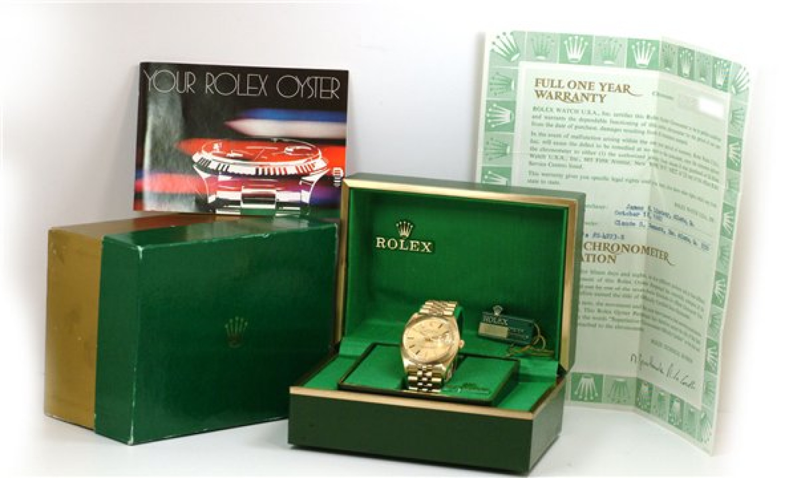 Vintage Rolex Date 1503 Gold Year 1980