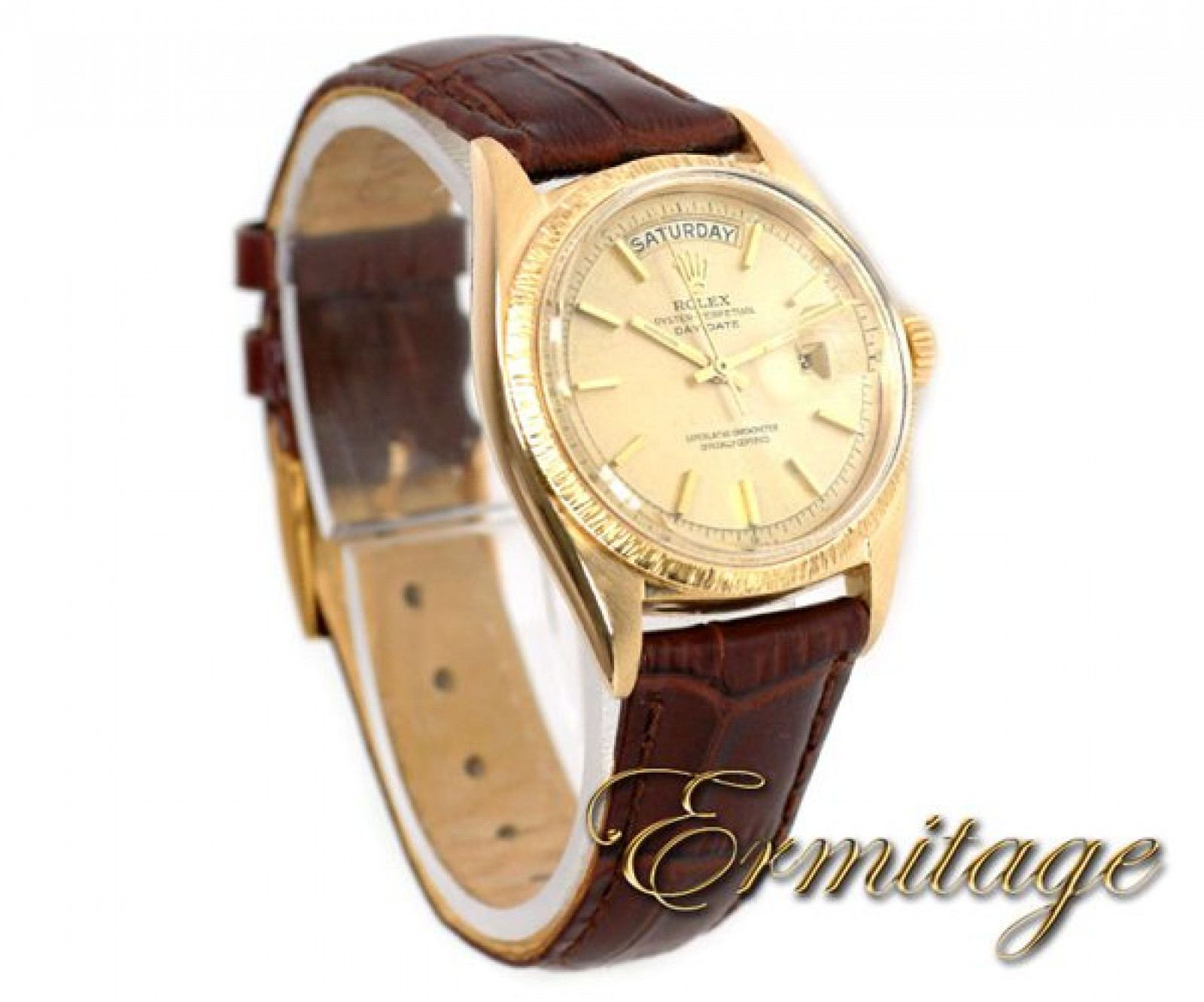 Vintage Rolex Day-Date 1807 Gold Year 1966 with Champagne Dial 1966