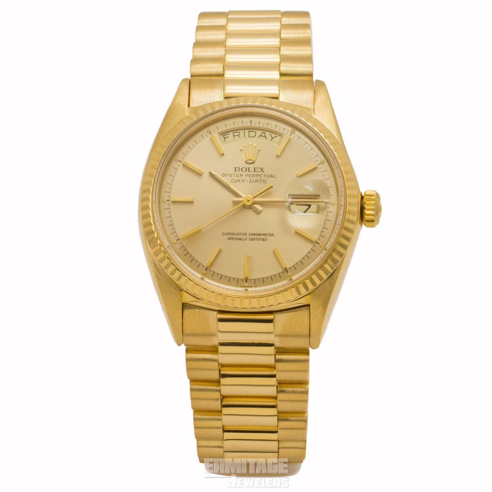 Gold on President Rolex Day-Date 1803 36 mm