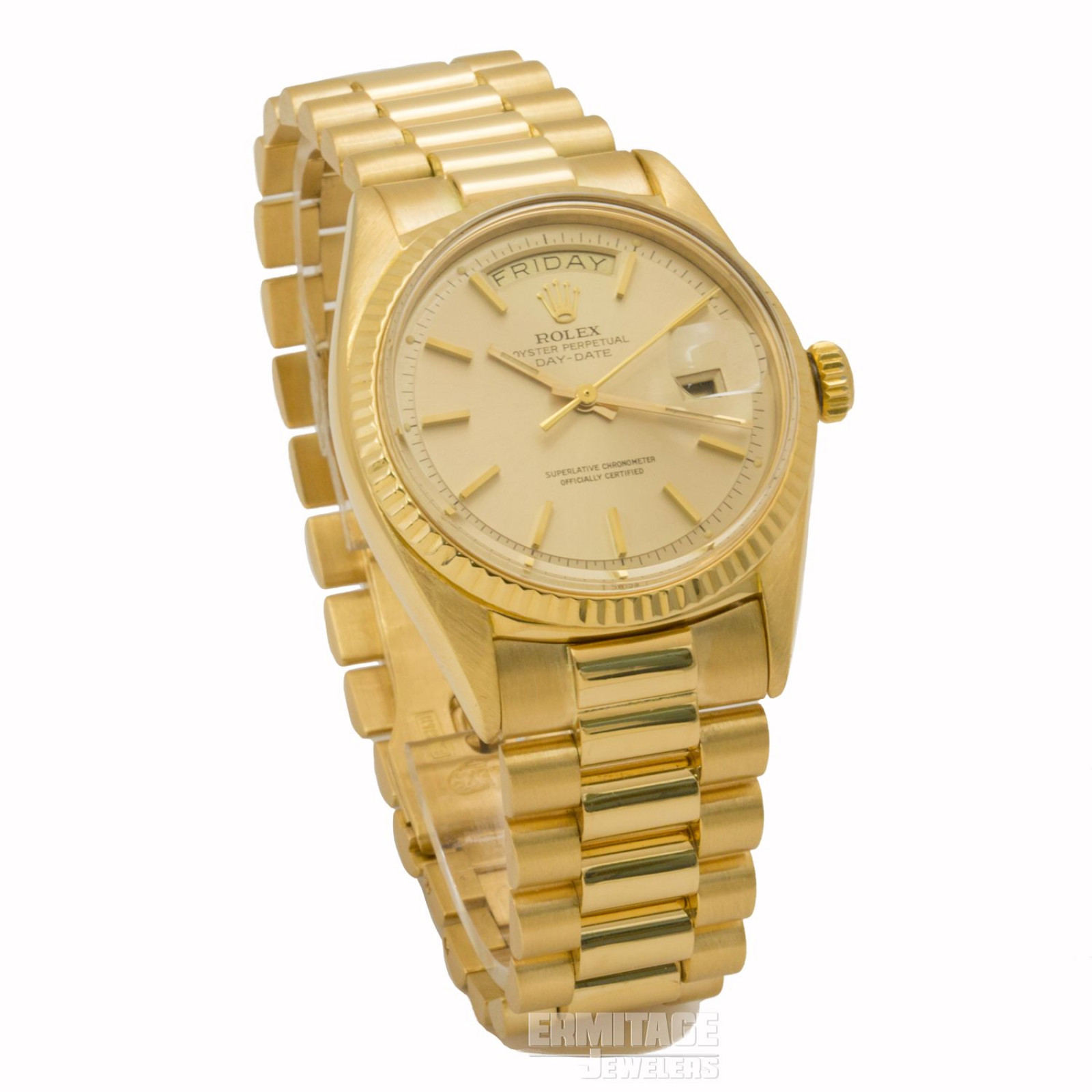 Gold on President Rolex Day-Date 1803 36 mm