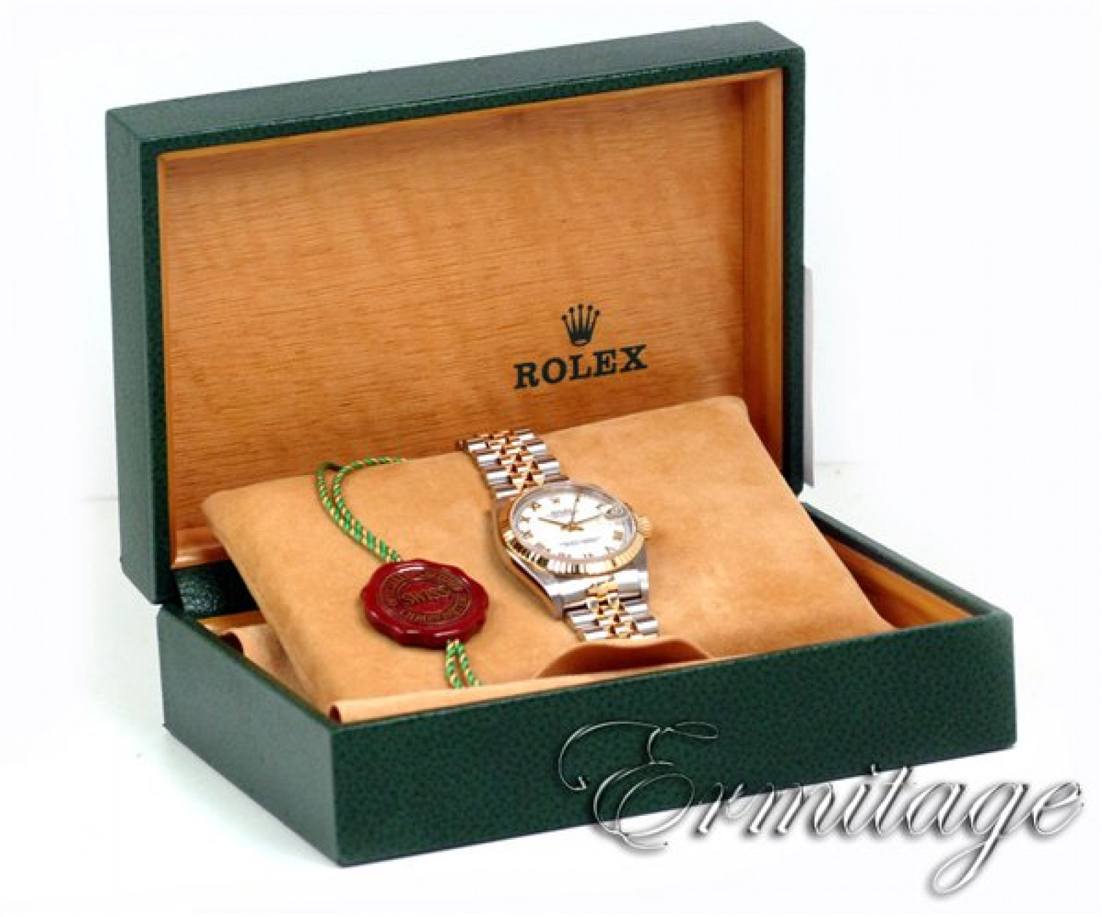 Rolex Datejust 78273 Gold & Steel with White Dial & Roman Markers