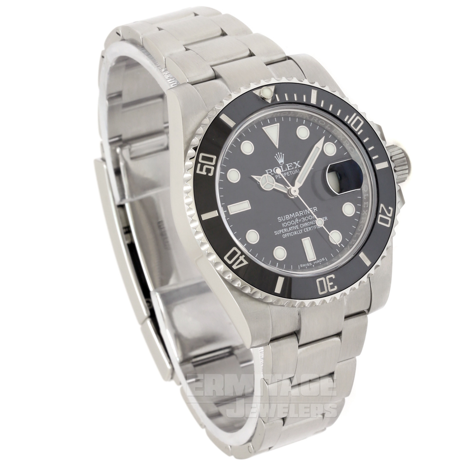 40 mm Rolex Submariner 116610 Steel on Oyster with Black Dial