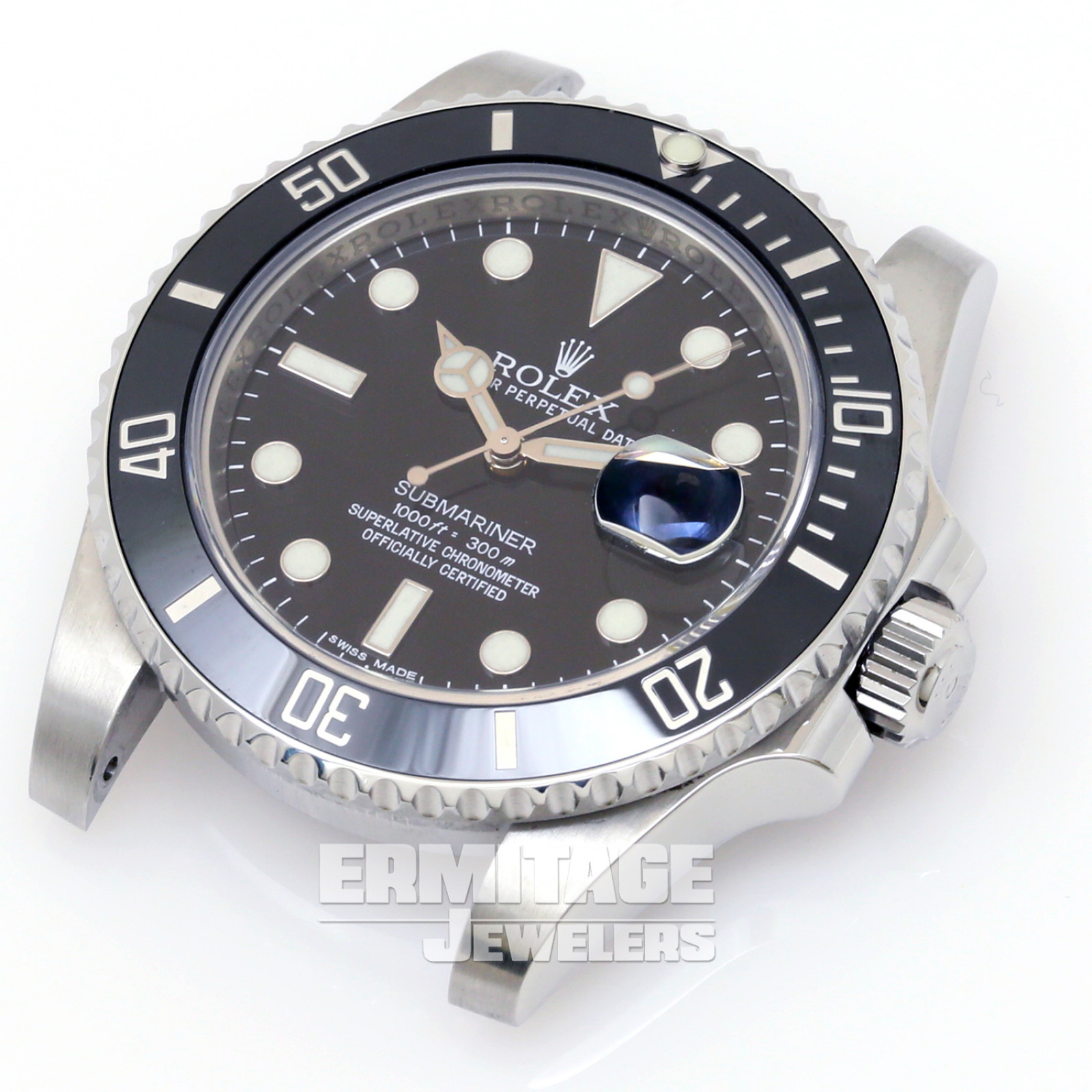 Pre-Owned Stainless Steel Rolex Submariner 116610 with Black Dial