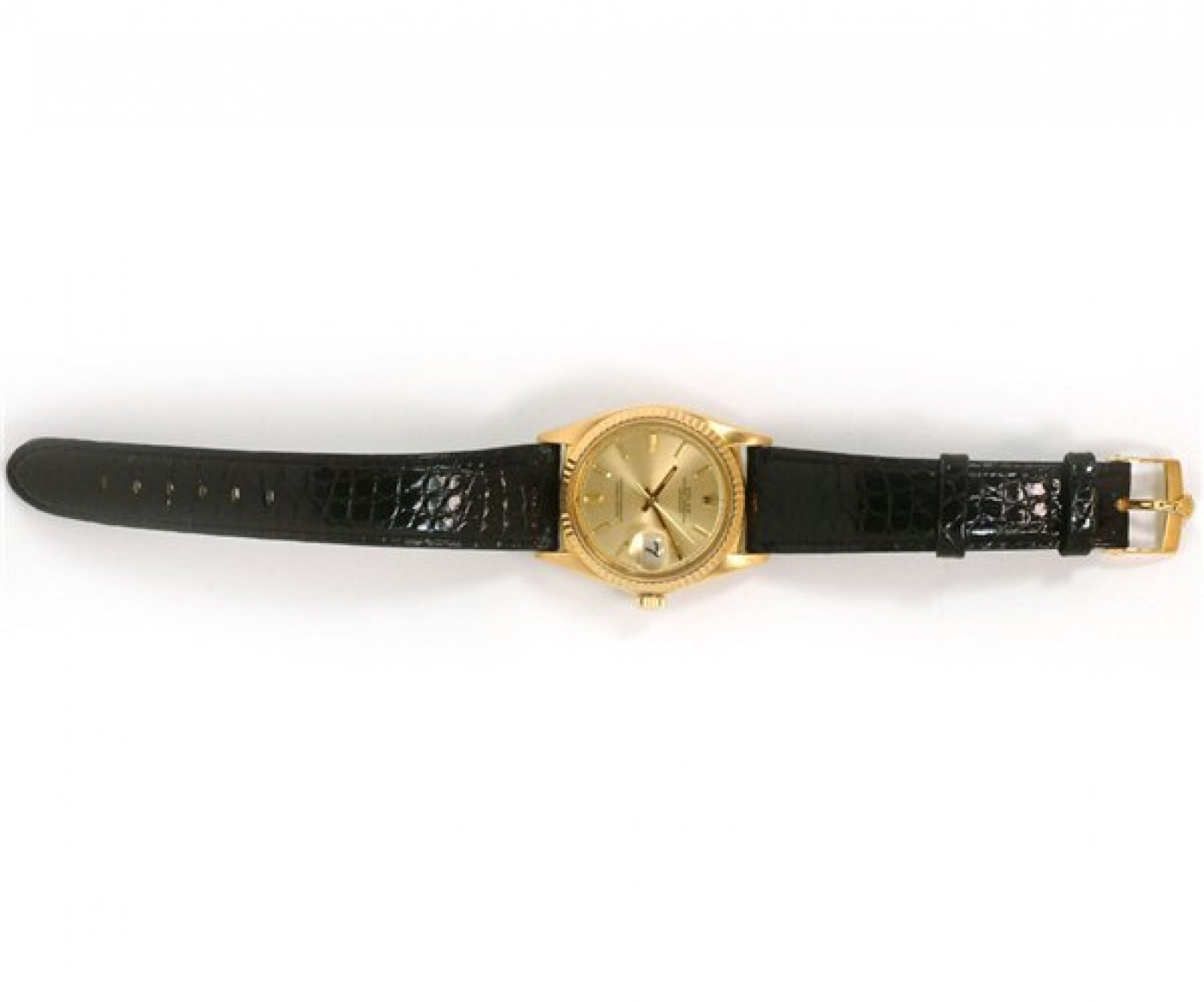 Vintage Rare Rolex Datejust 1601 Gold Year 1966