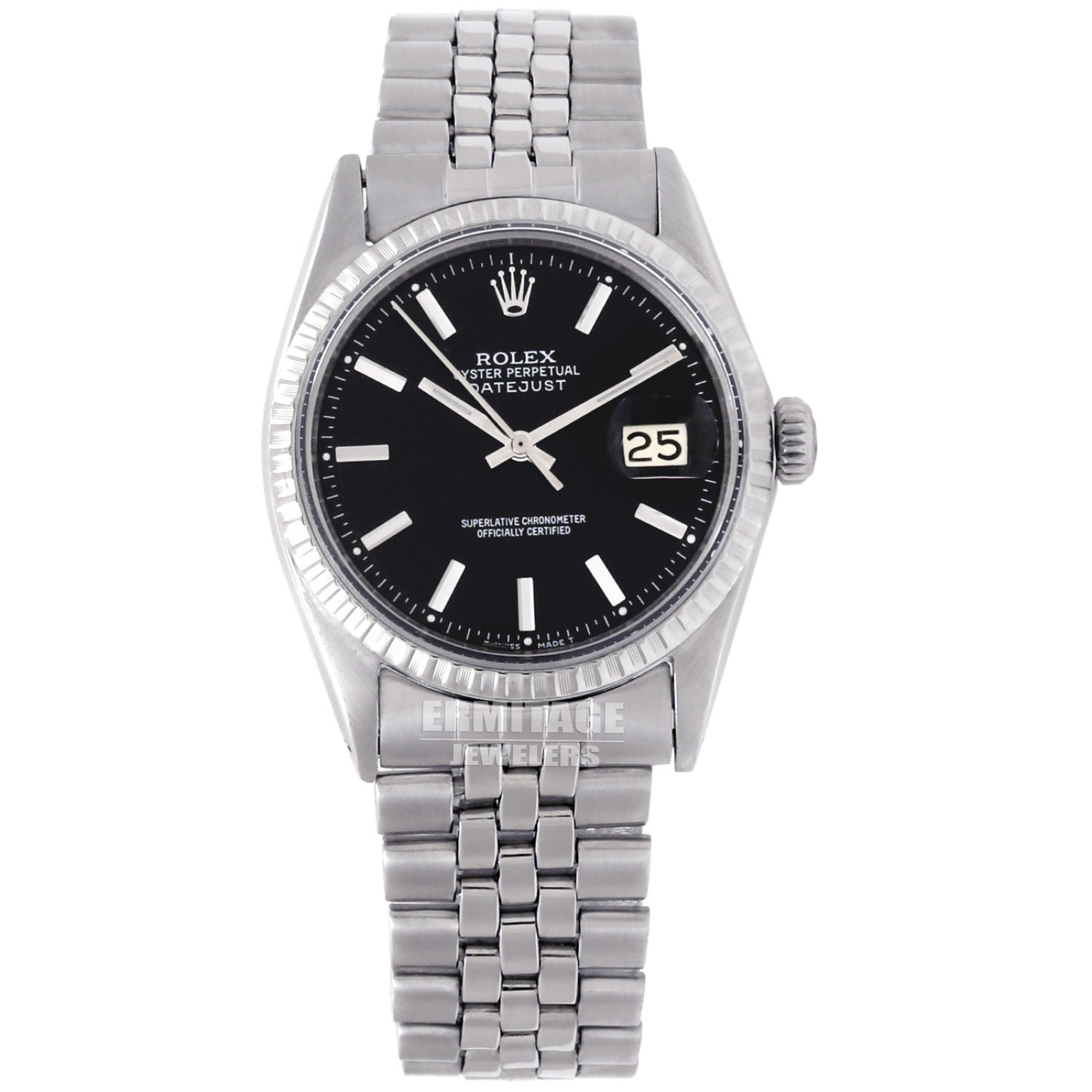 Rolex Datejust 1603 with Black Dial