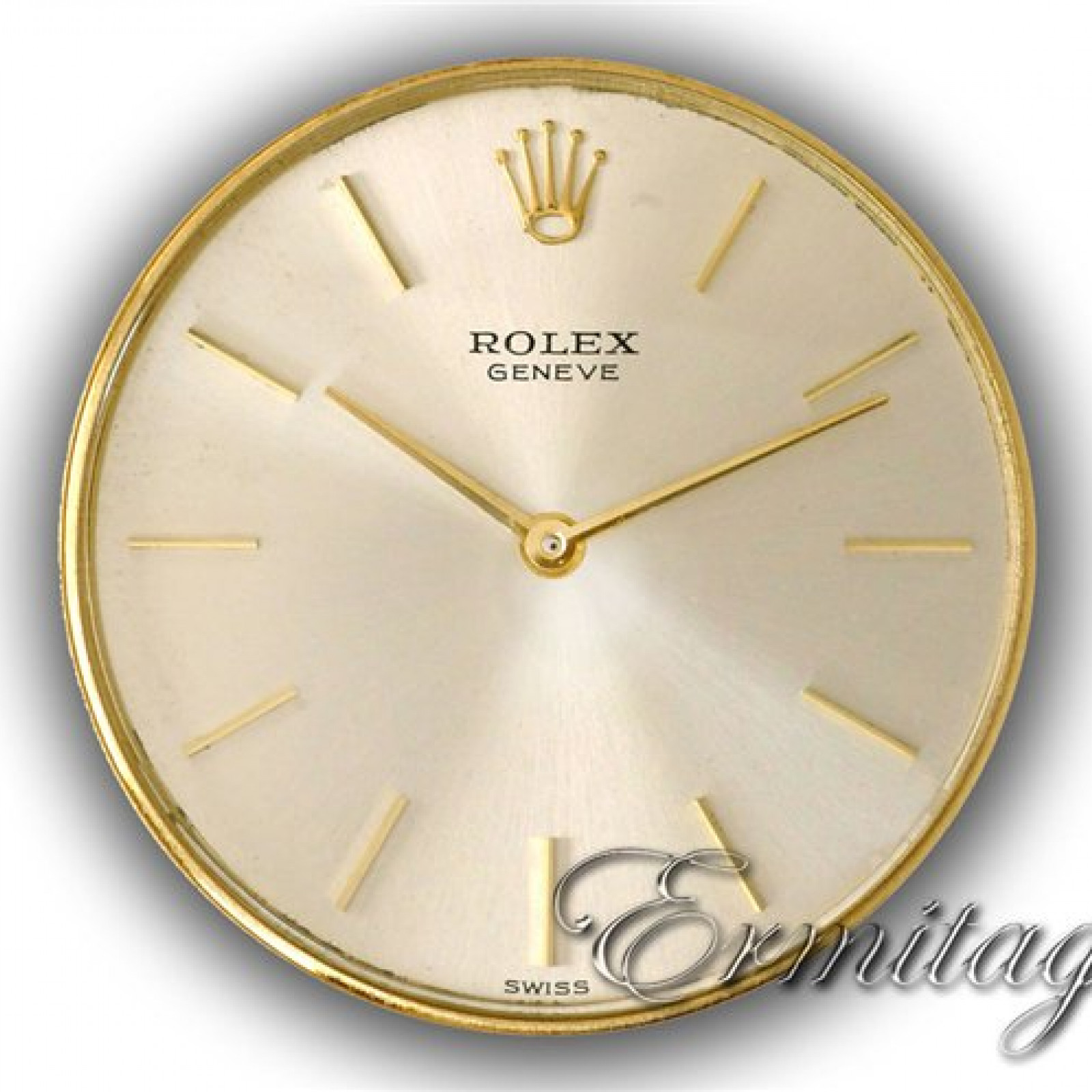 Vintage Rolex Geneva 3604 Gold Ermitage Jewelers