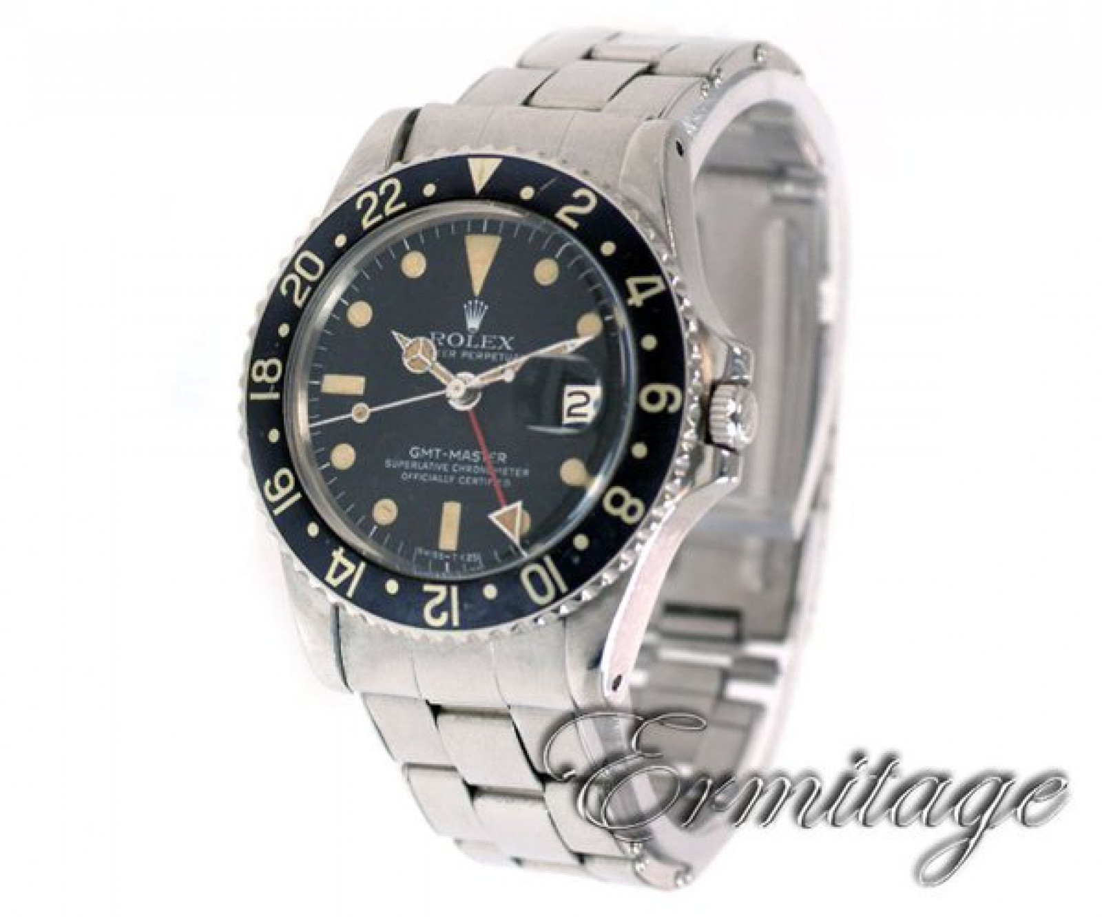 Vintage Rolex GMT-Master 1675 Steel Year 1977 with Black Dial 1977