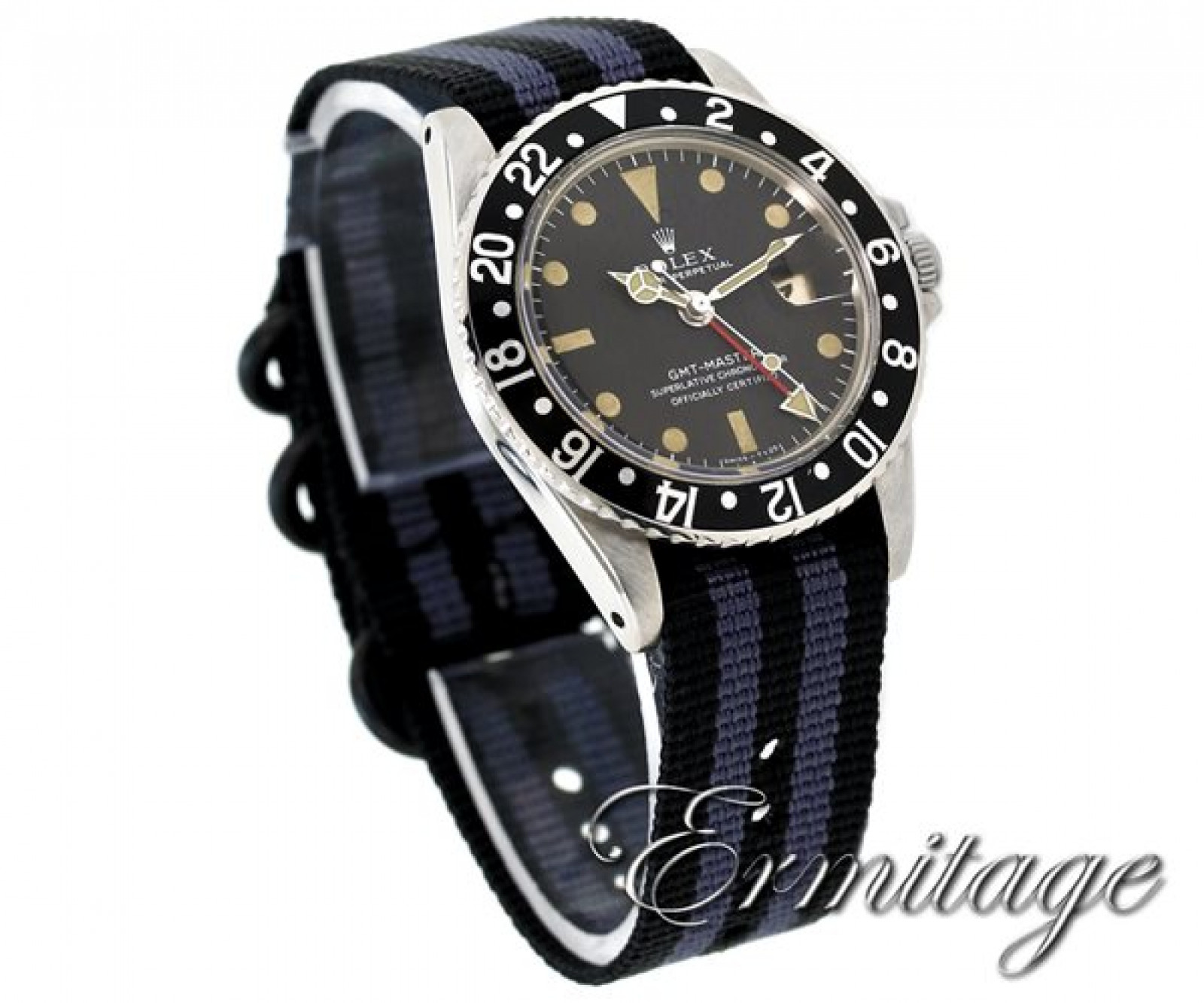Vintage Rolex GMT-Master 1675 Steel Year 1965 with Black Dial 1965