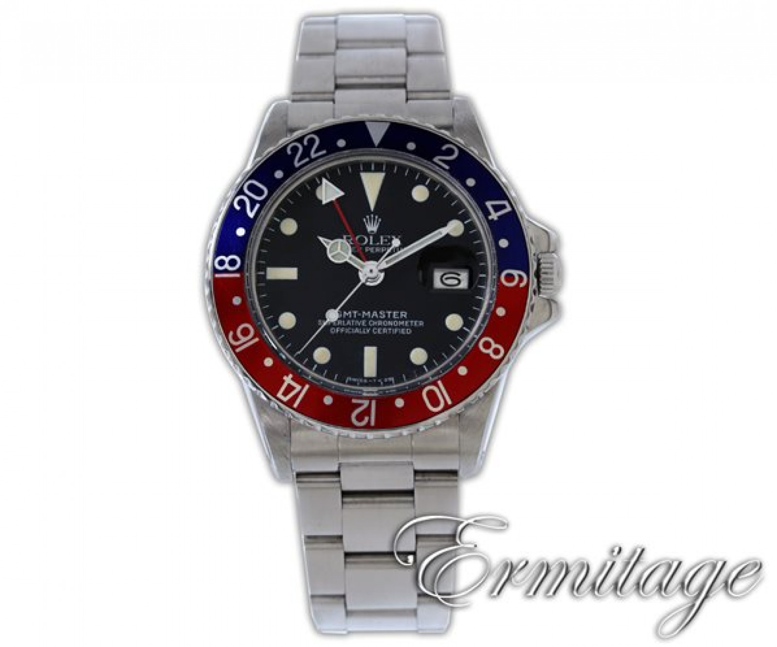 Vintage Rolex GMT-Master 1675 Steel Year 1976 with Black Dial 1976