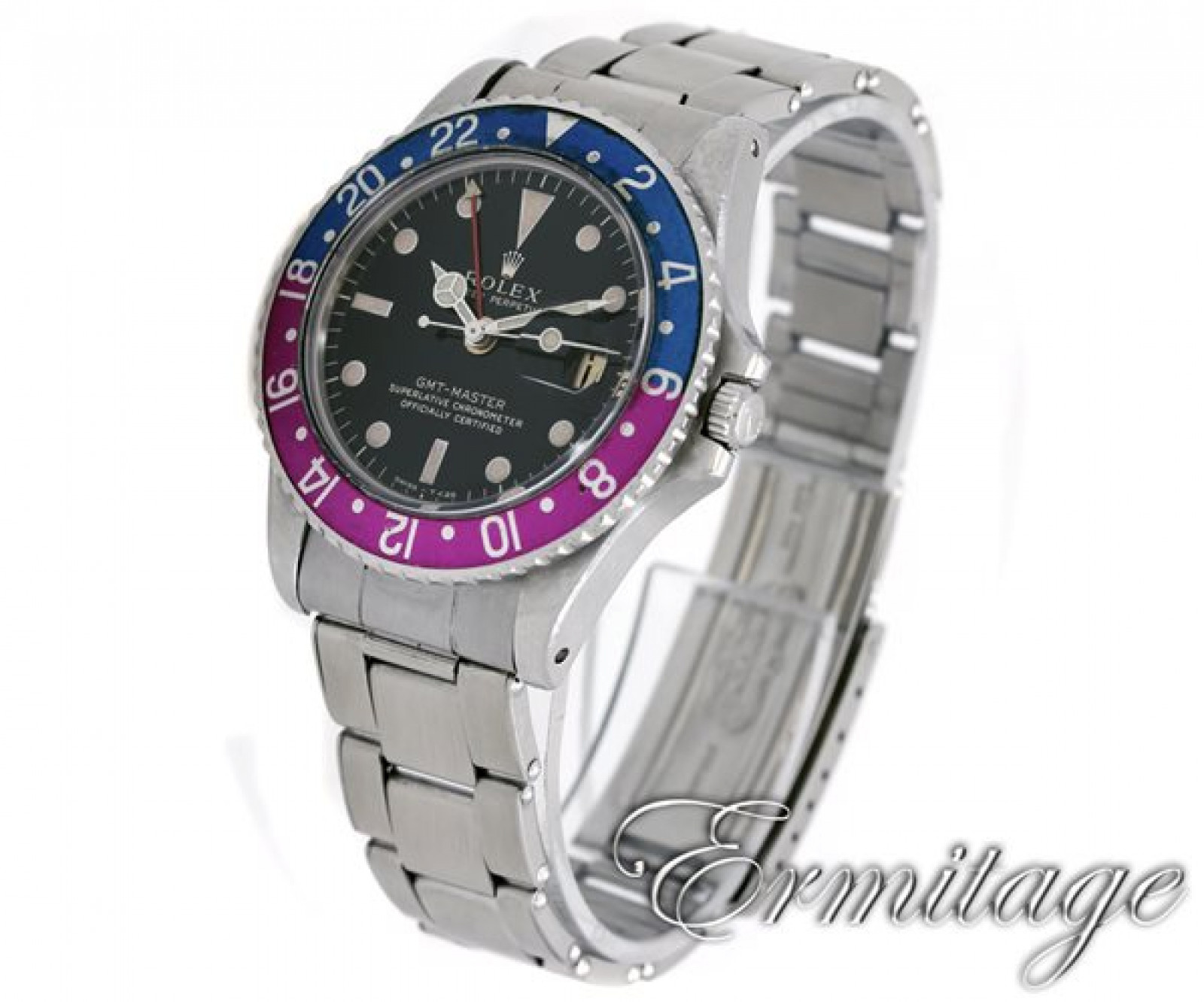 Vintage Rolex GMT-Master 1675 Steel Year 1966 Ermitage Jewelers