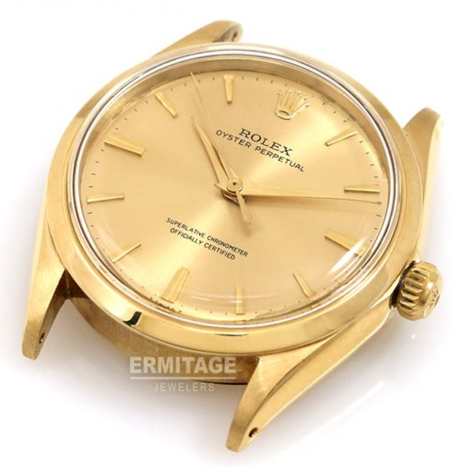 Vintage Rolex Oyster Perpetual 1002 Gold Ermitage Jewelers