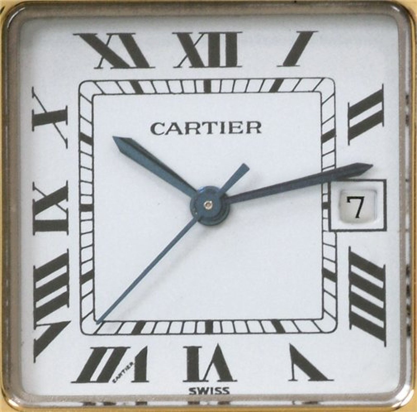 Pre-Owned Cartier Santos in Gold & Steel