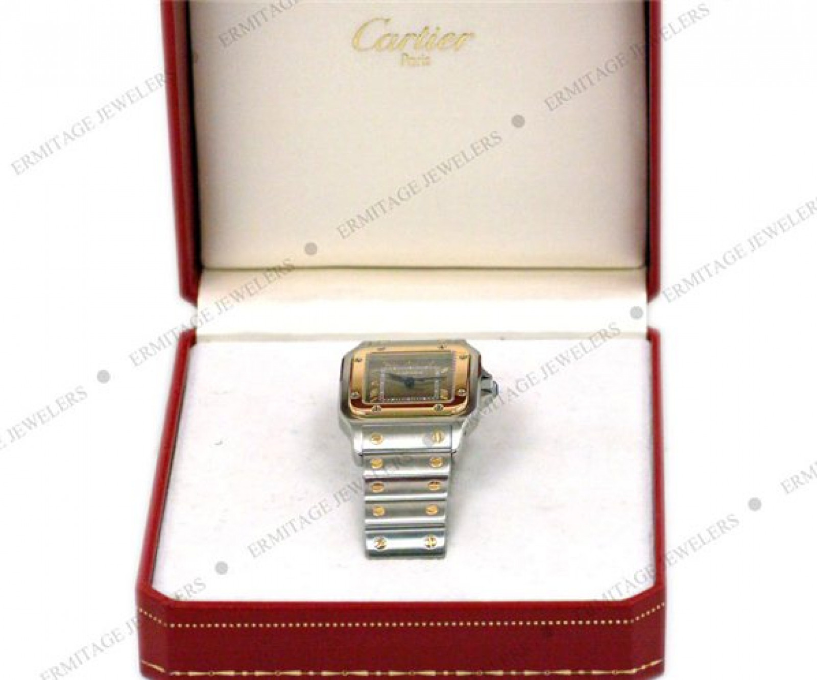 Pre-Owned Cartier Santos 1566 Gold & Steel