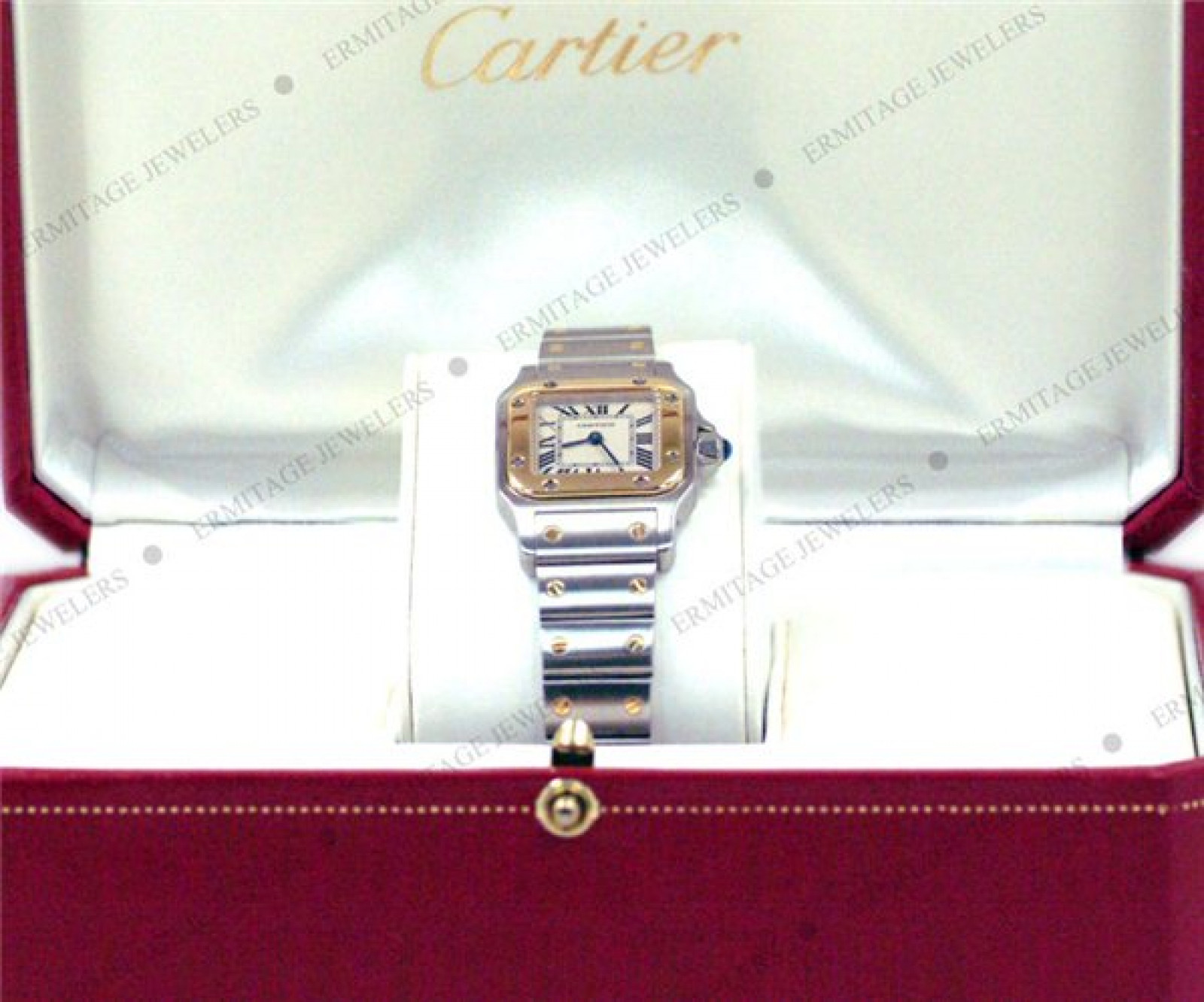 Pre-Owned Cartier Santos 1567 Gold & Steel