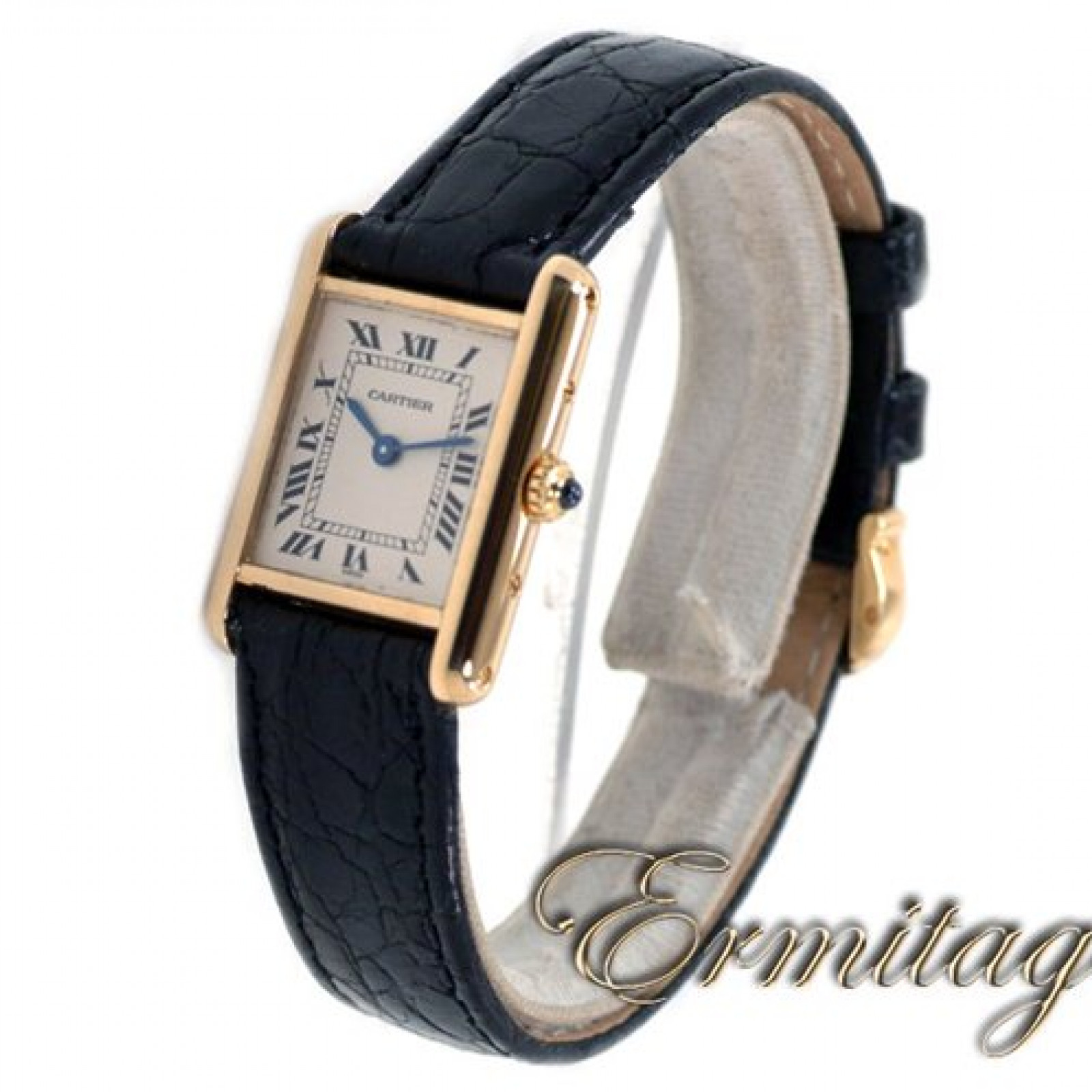 Cartier 18K Gold Tank Louis Cartier Ladies Quartz Watch 1150