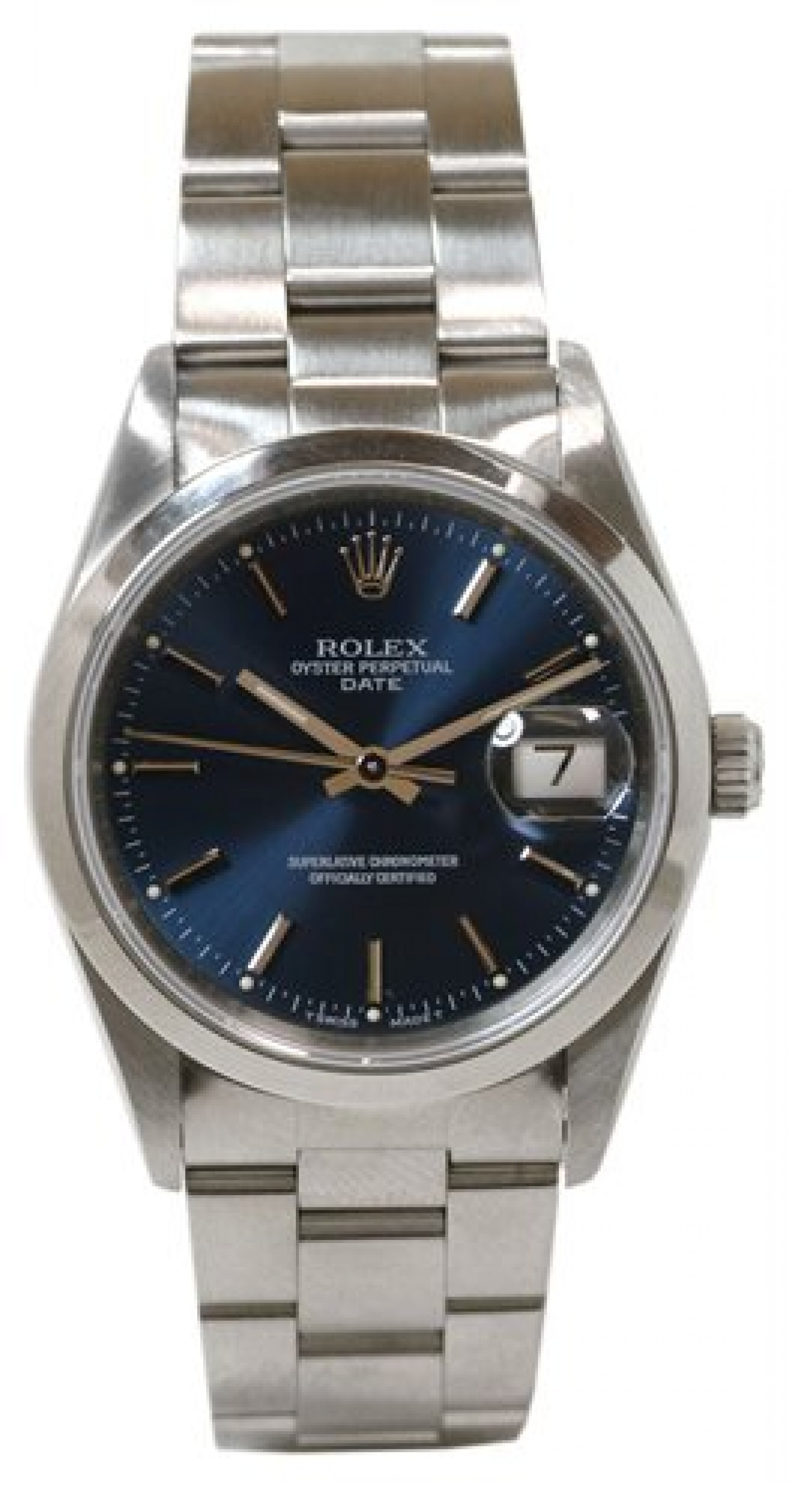 Rolex Date 15200 Steel Blue 1995