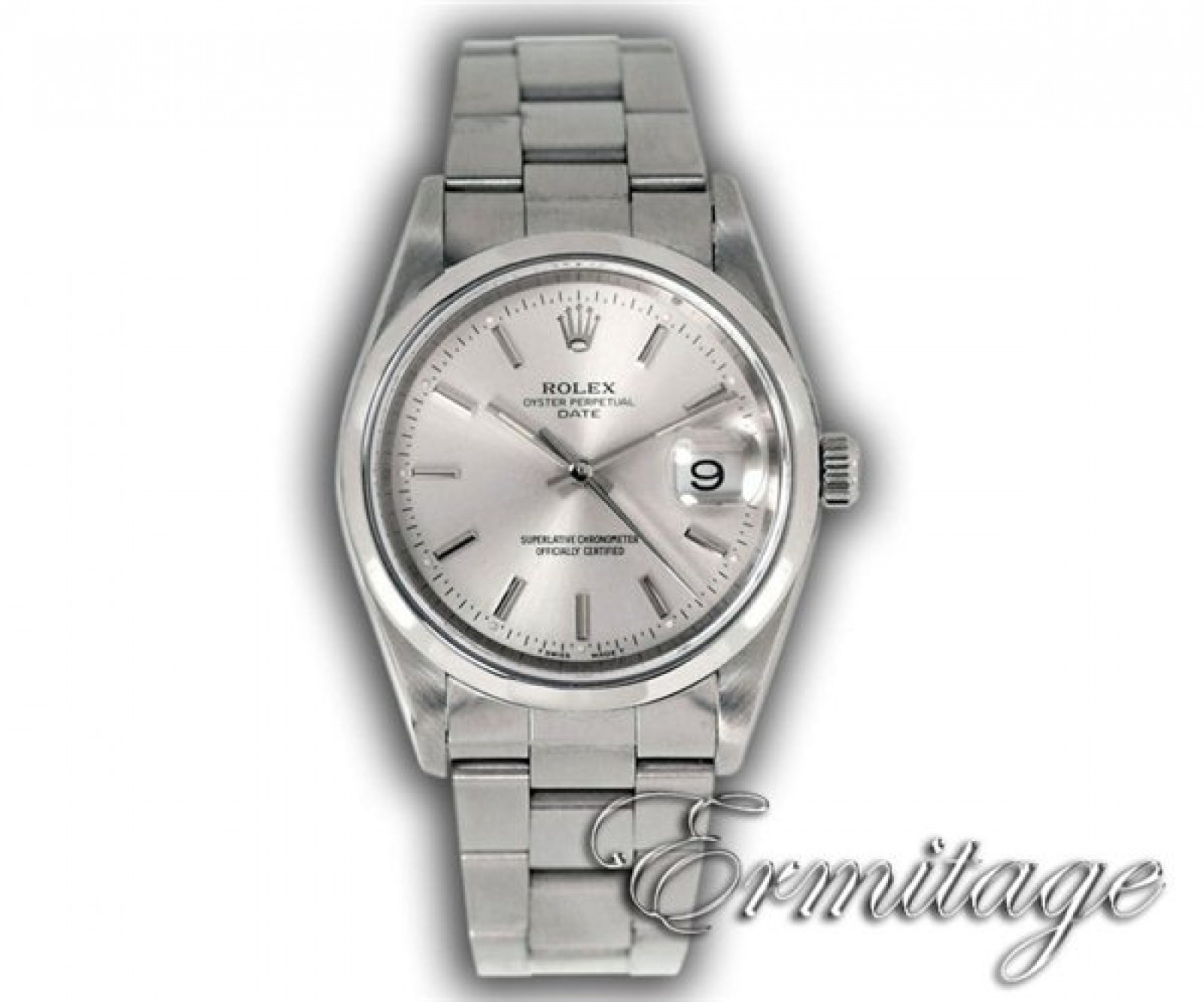 Rolex Date 15200 Steel Silver Dial 1999