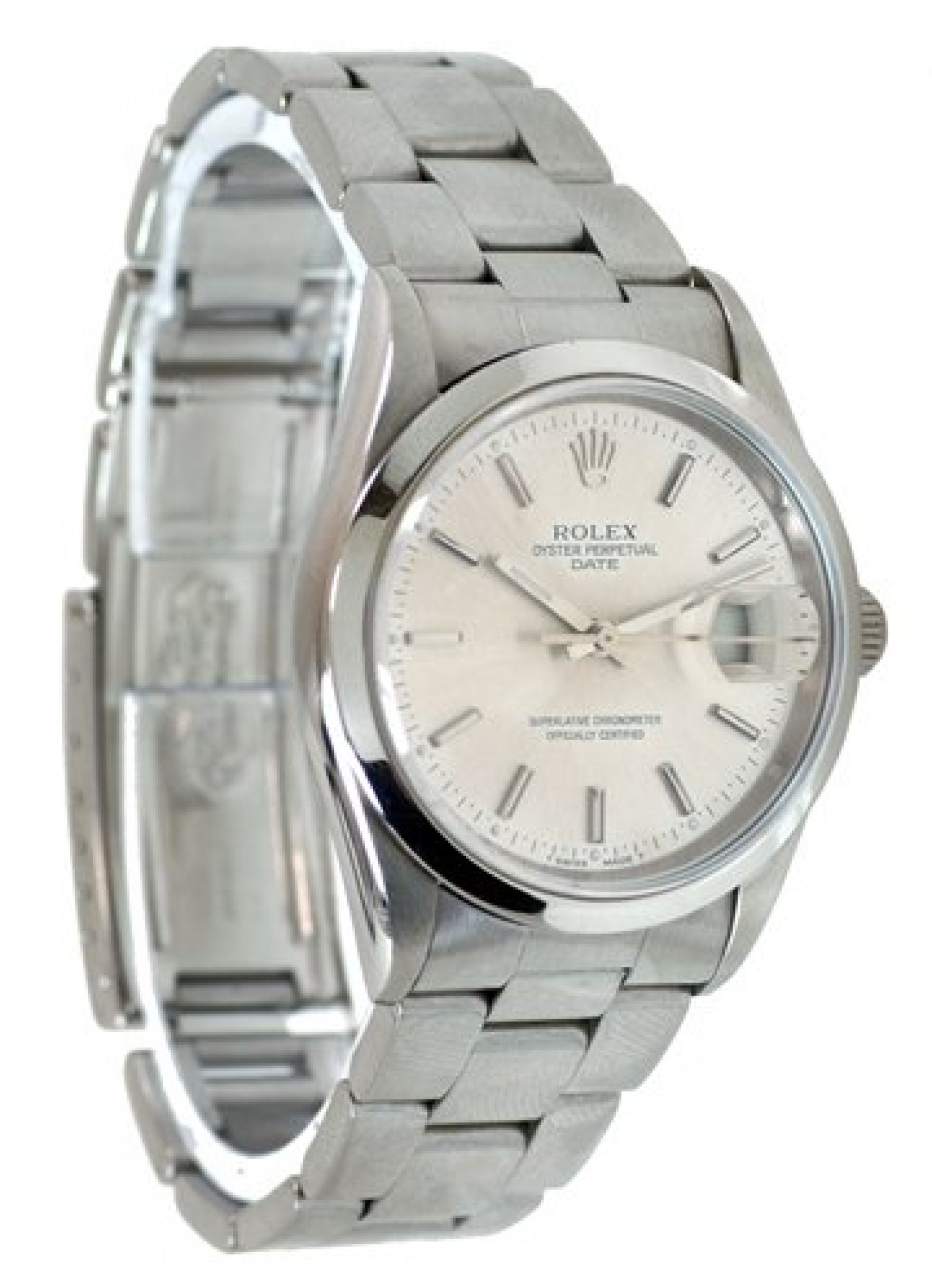 Rolex Date 15200 Steel Silver Dial 1996