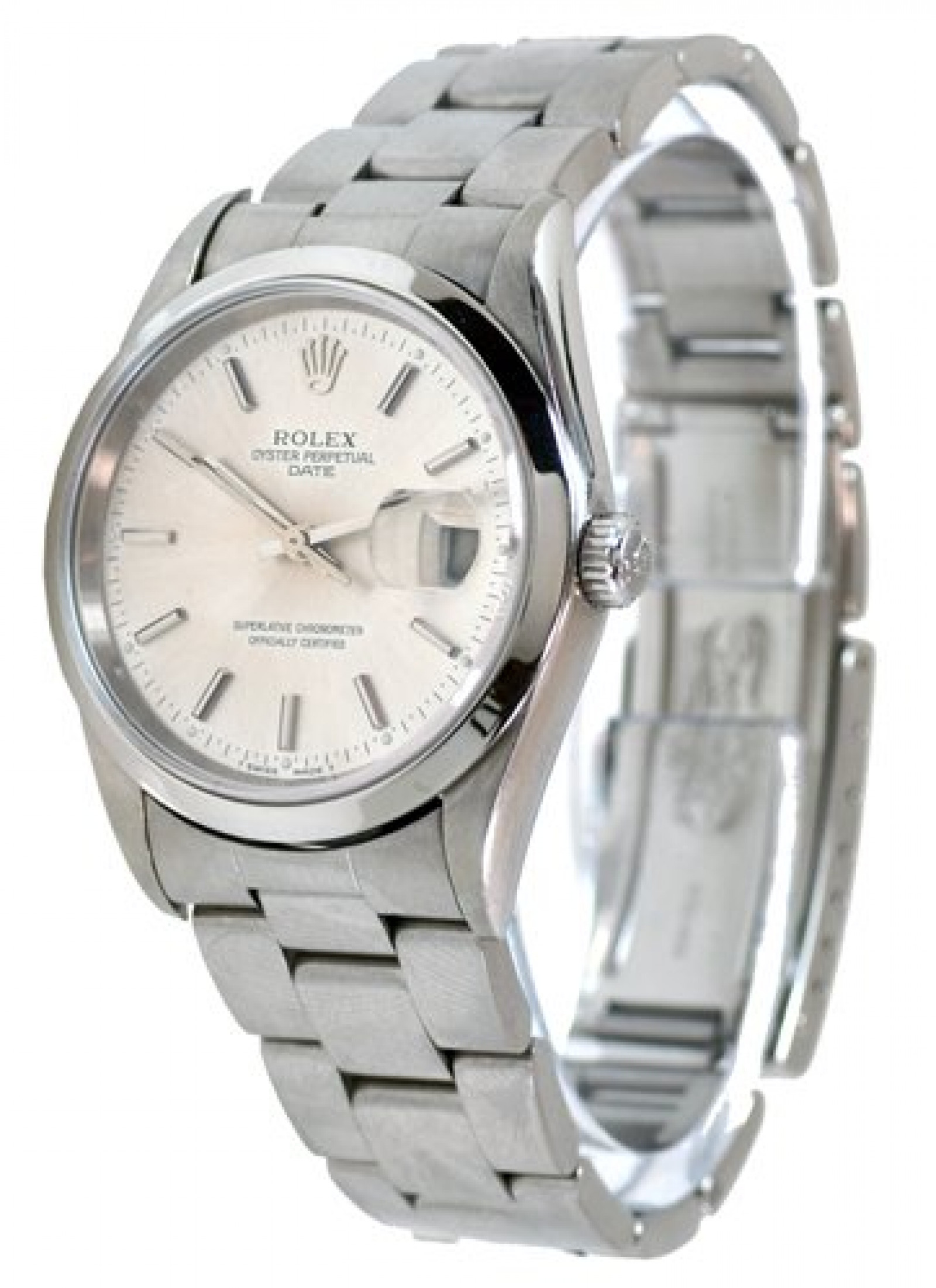 Rolex Date 15200 Steel Silver Dial 1996