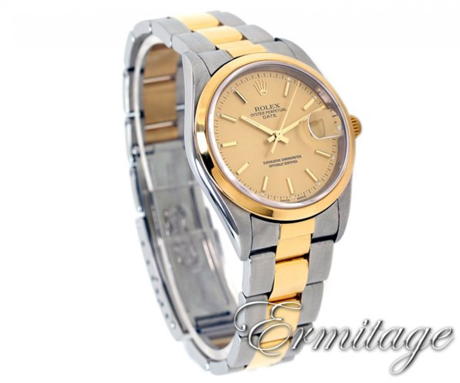 Rolex Oyster Perpetual Date 15203 Gold & Steel