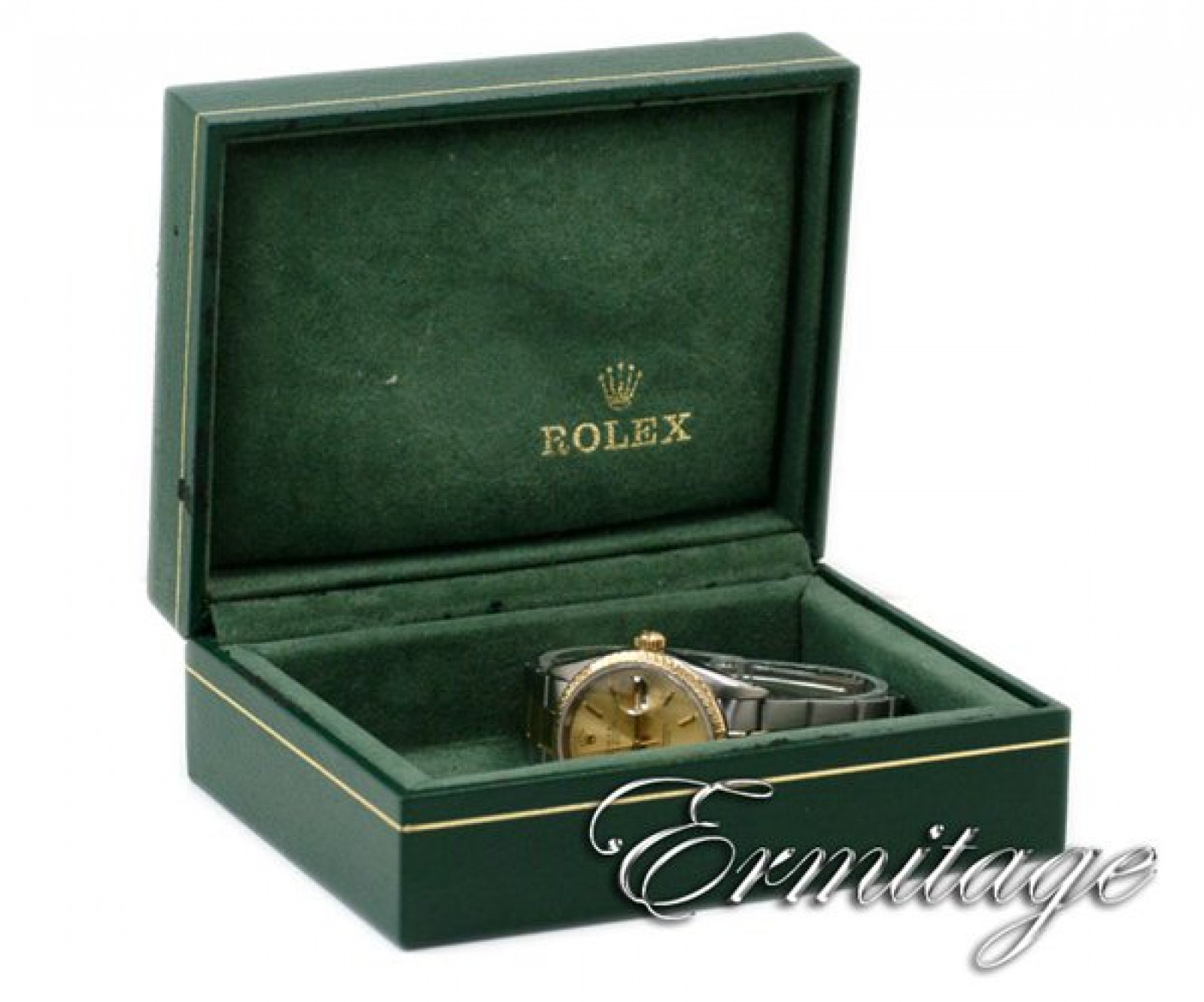 Rolex Date 15053 Gold & Steel Champagne 1990