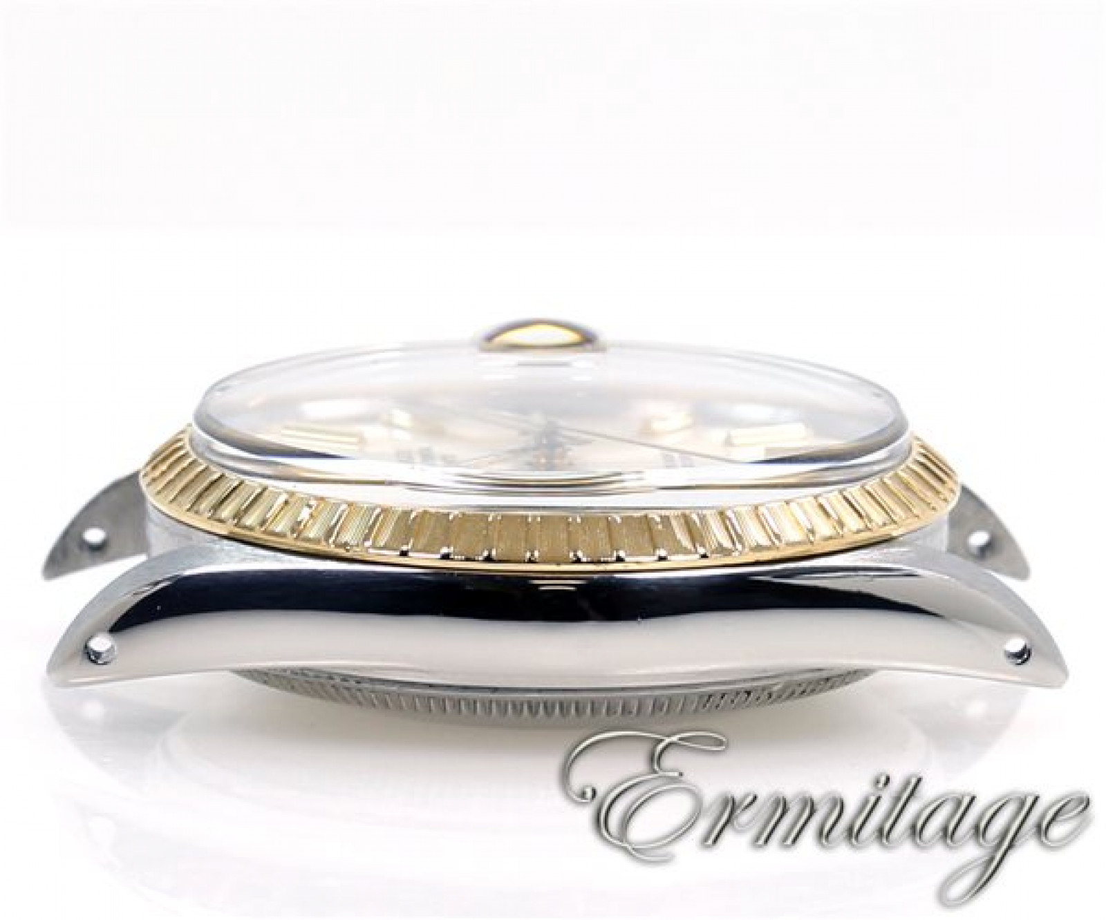 Rolex Date 15053 Gold & Steel Silver Dial 1987