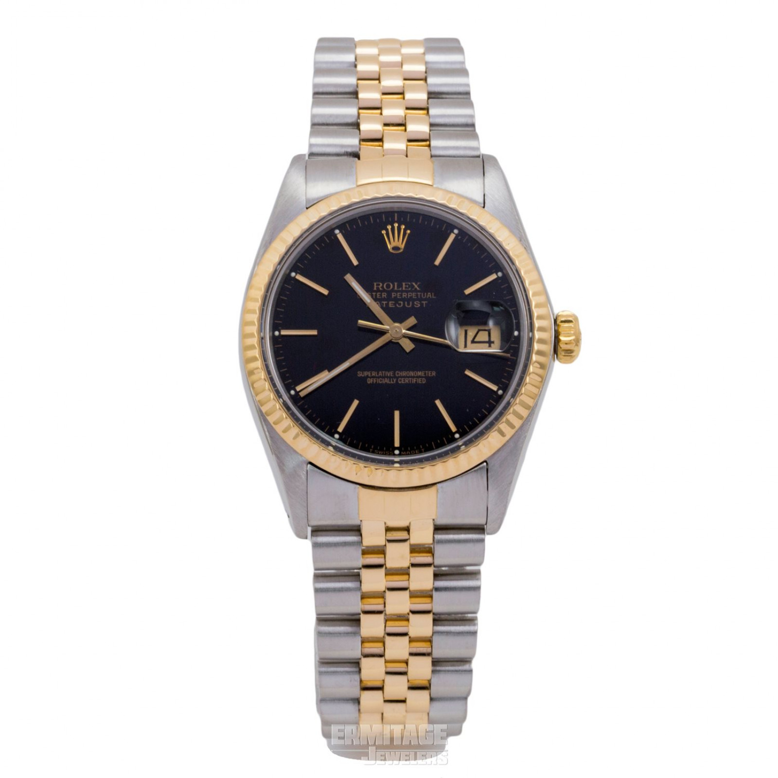 Used Rolex Datejust 16013 Oyster Gold & Steel 36 mm