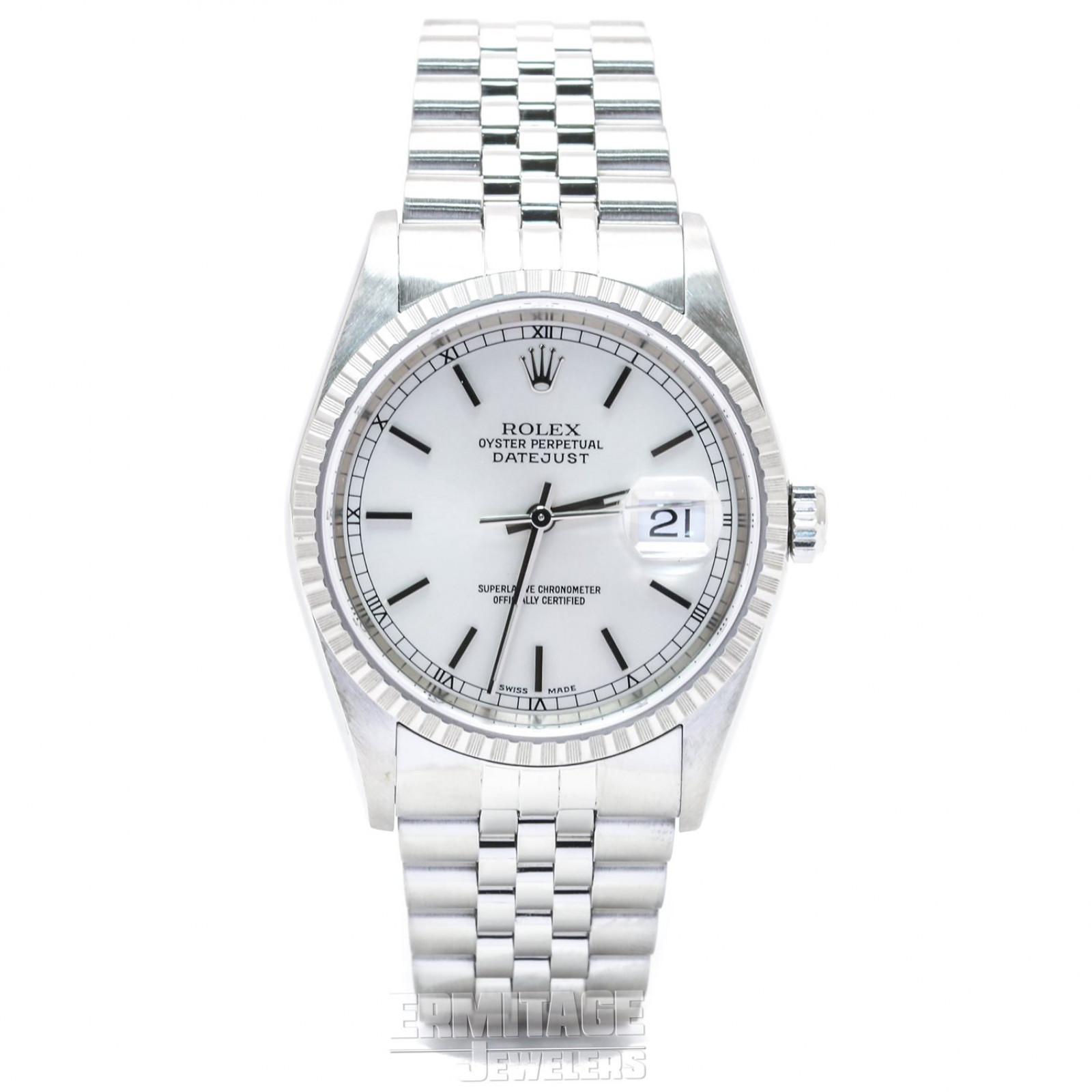 Sell Rolex Datejust 16220 with Steel Dial